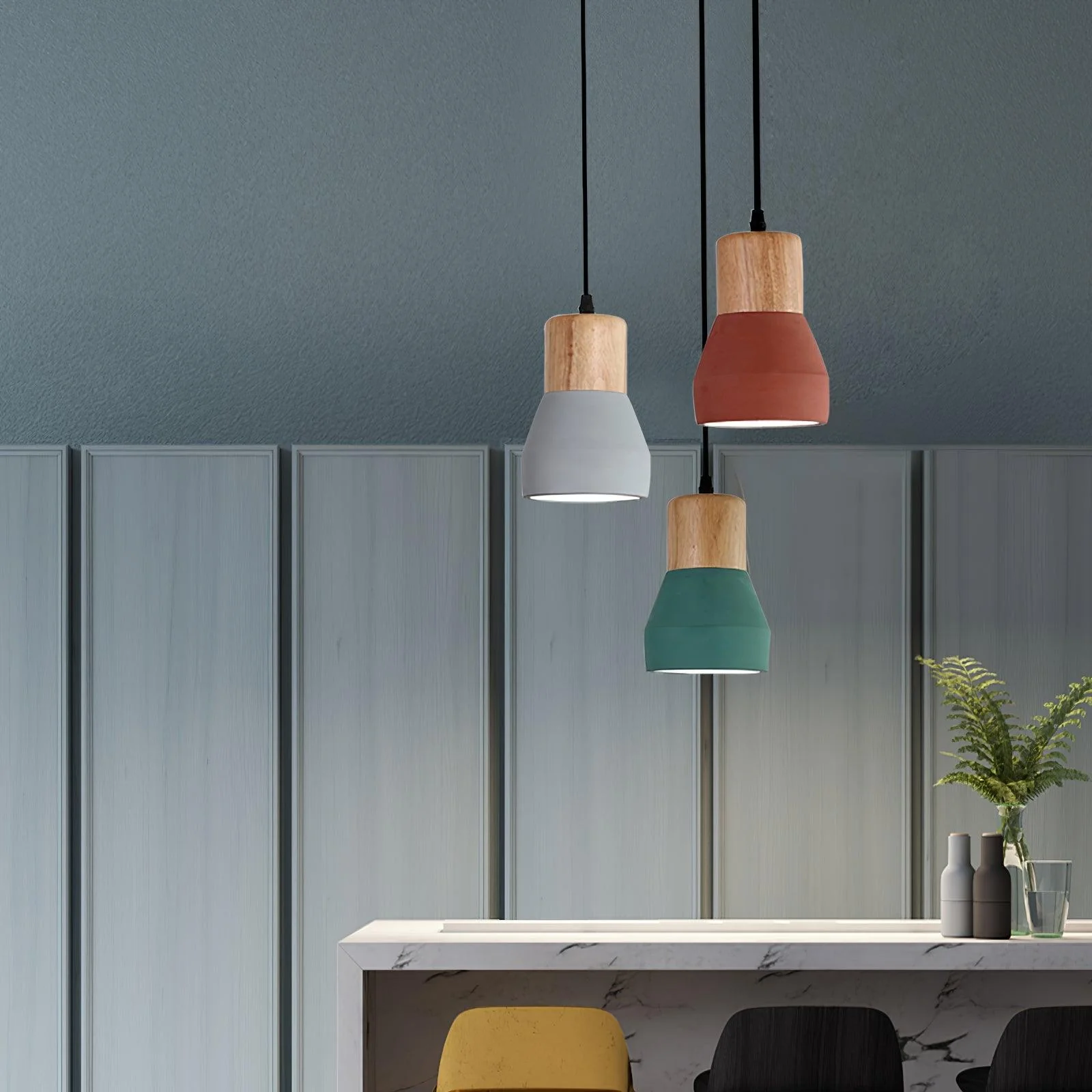 Concretis Industrial Cement Pendant Light - Image 40