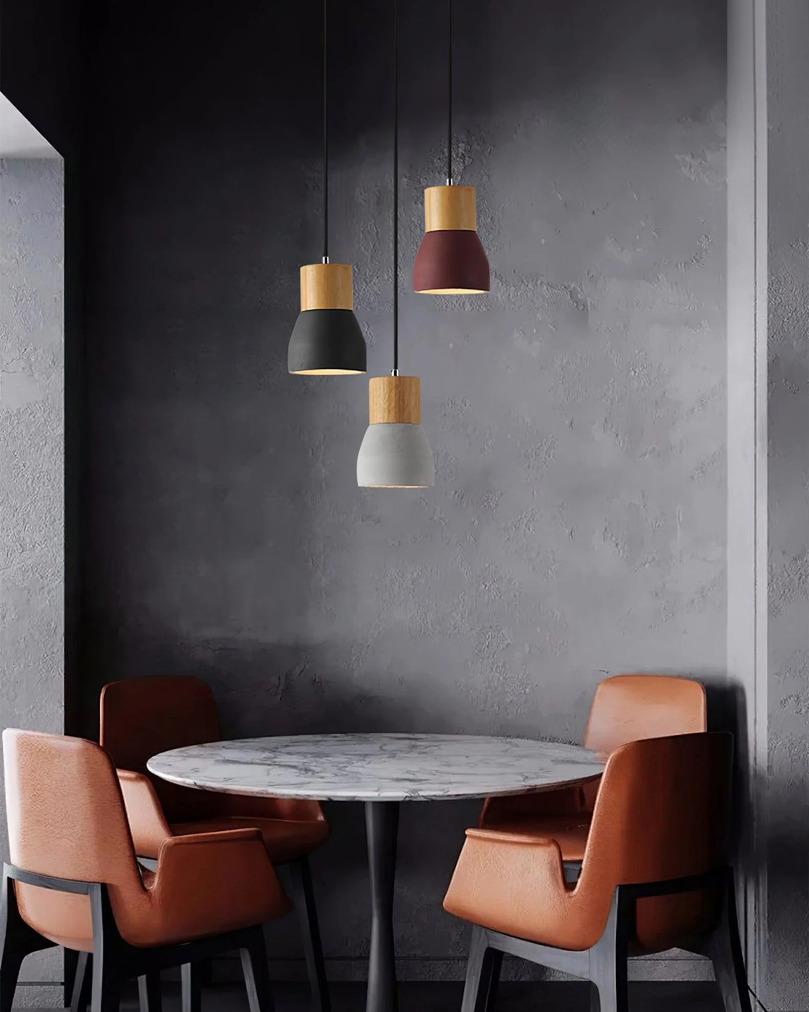 Concretis Industrial Cement Pendant Light - Image 41