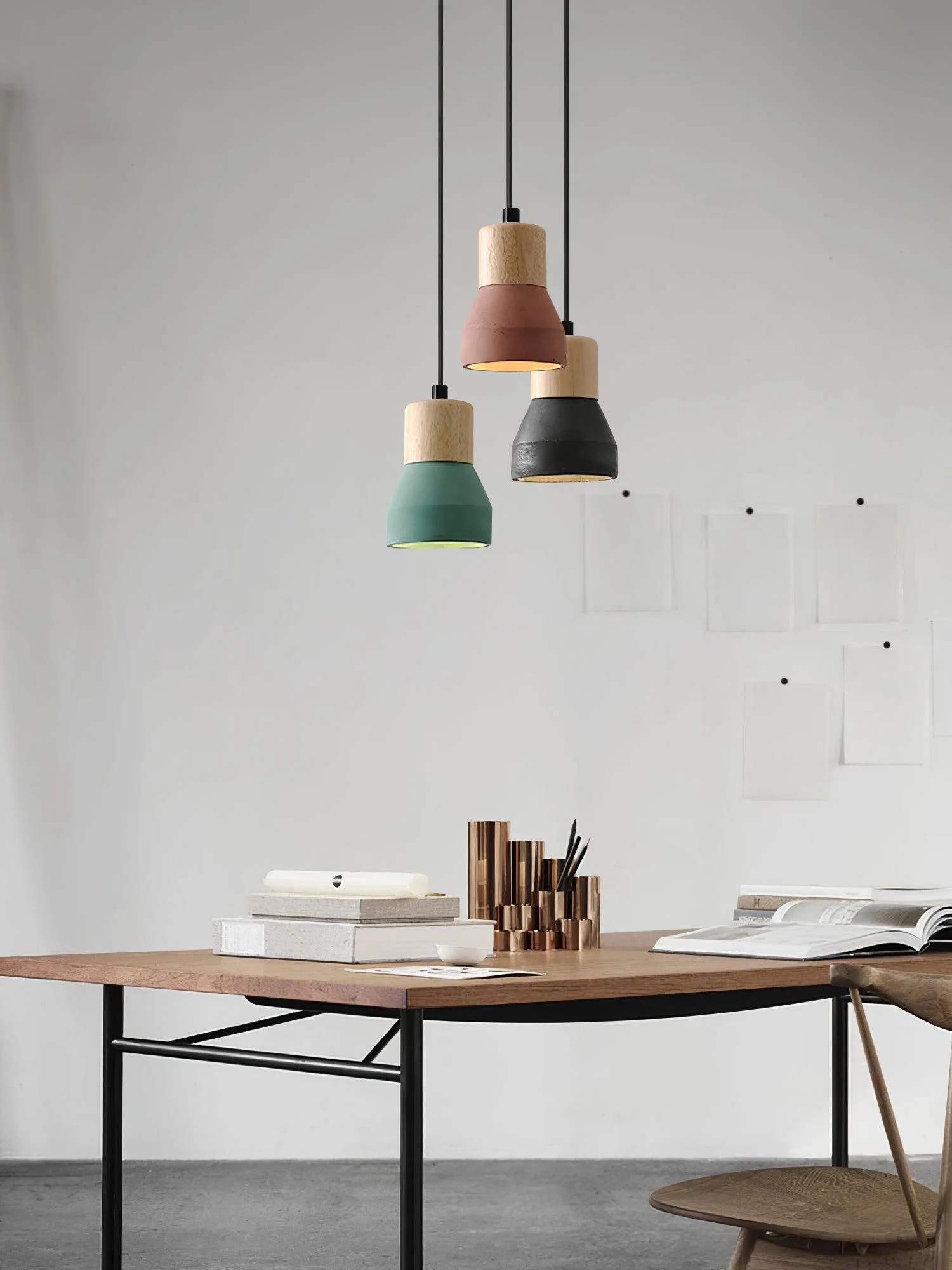 Concretis Industrial Cement Pendant Light - Image 42