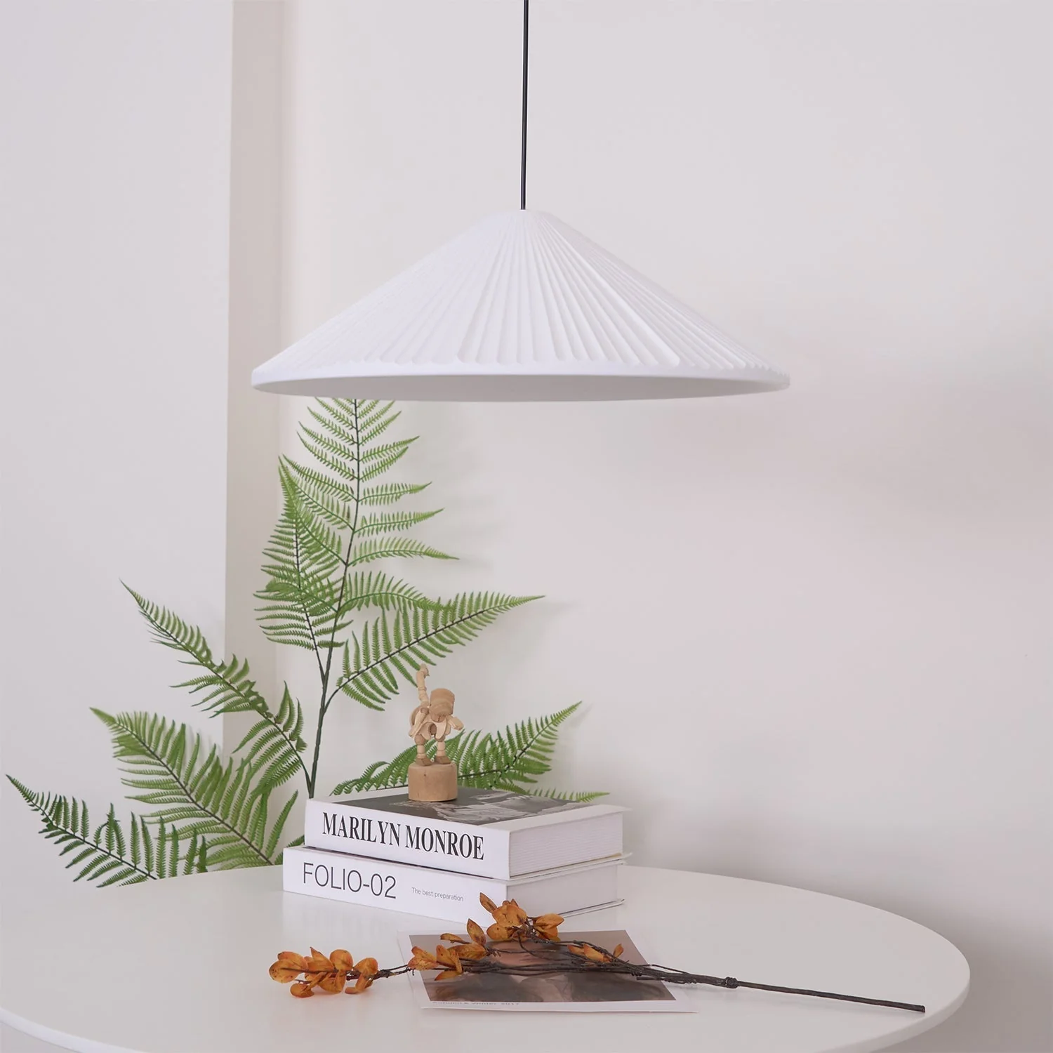 Cone Hat Resin Pendant Lamp - Image 27