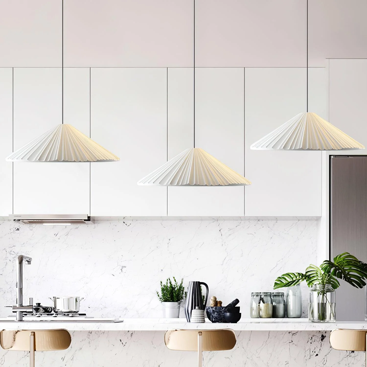 Cone Hat Resin Pendant Lamp - Image 37