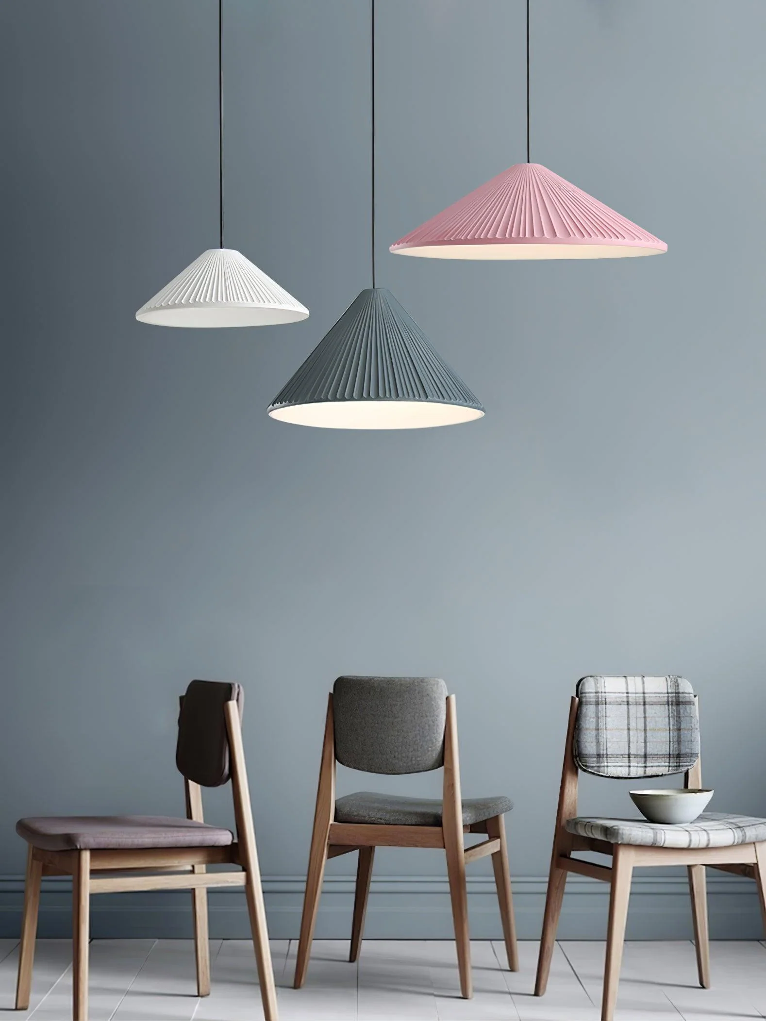 Cone Hat Resin Pendant Lamp - Image 44
