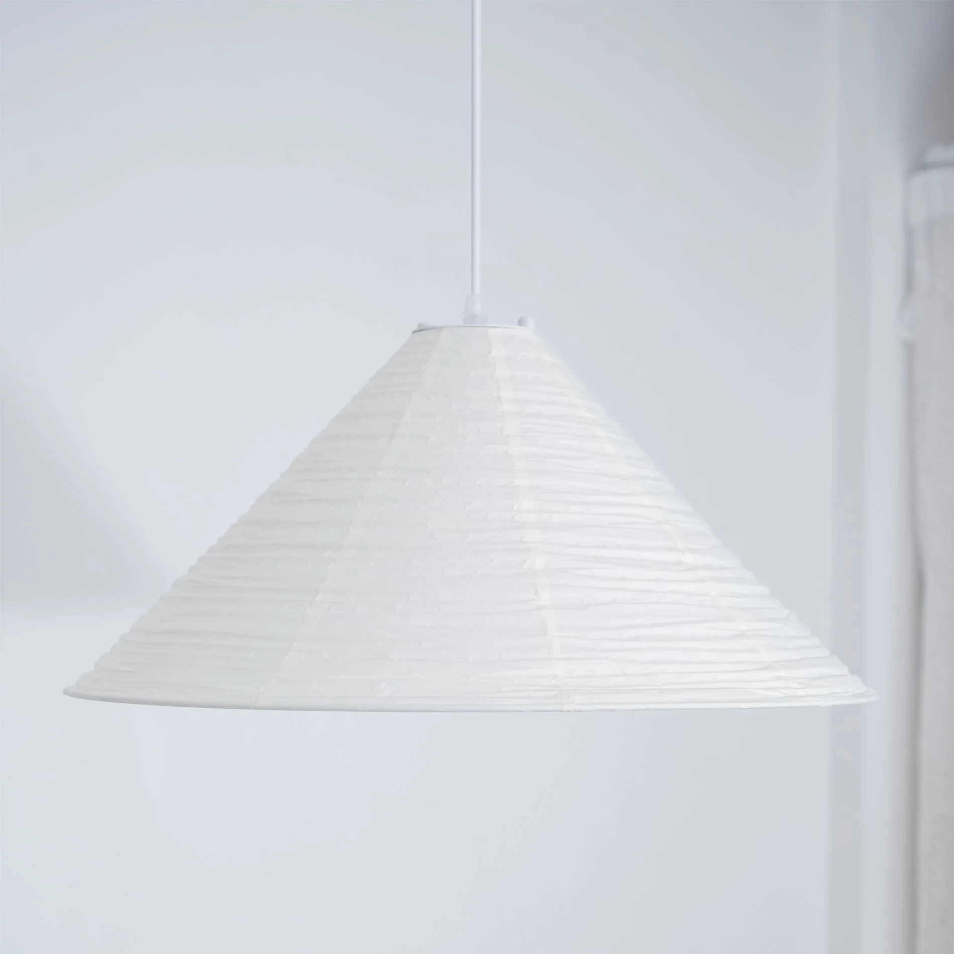 Conic Paper Pyramid Pendant Lamp - Image 13