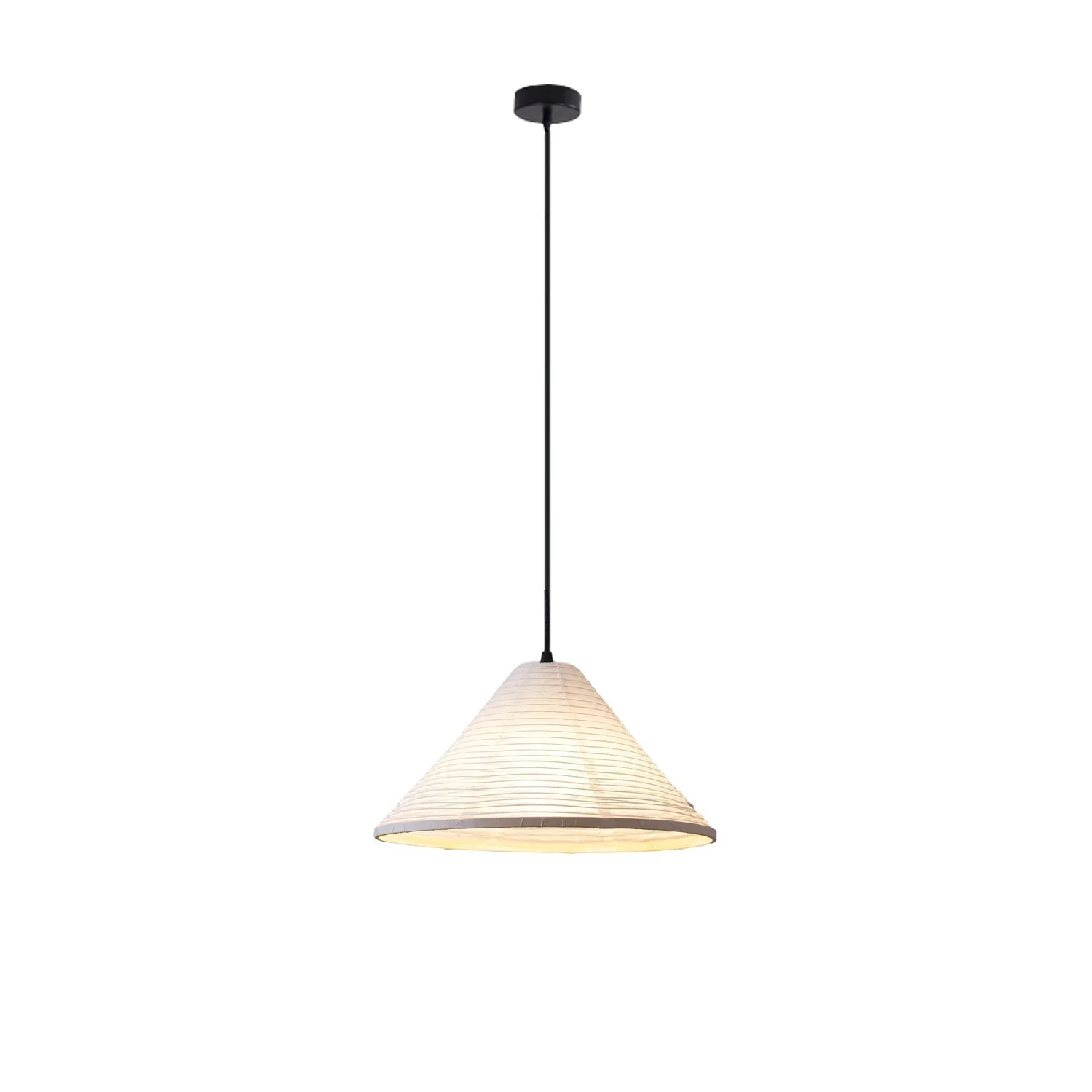 Conic Paper Pyramid Pendant Lamp - Image 21