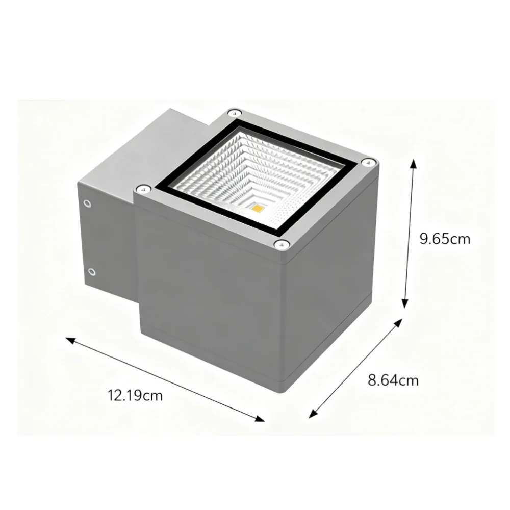 Cosnate Die-cast Simple Outdoor Wall Light - Image 10