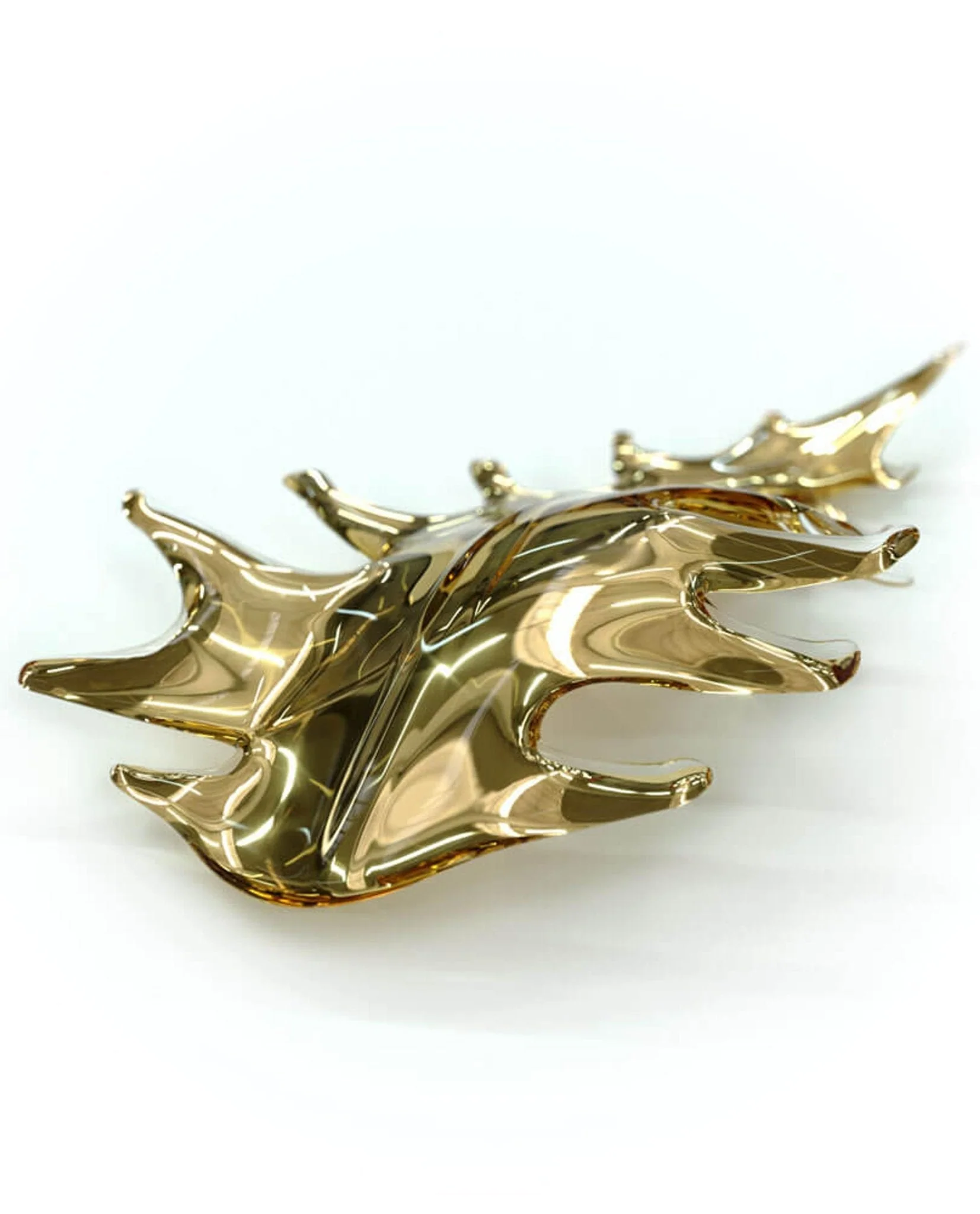 Cosolion Bird Amber Clear Glass Chandelier - Image 30
