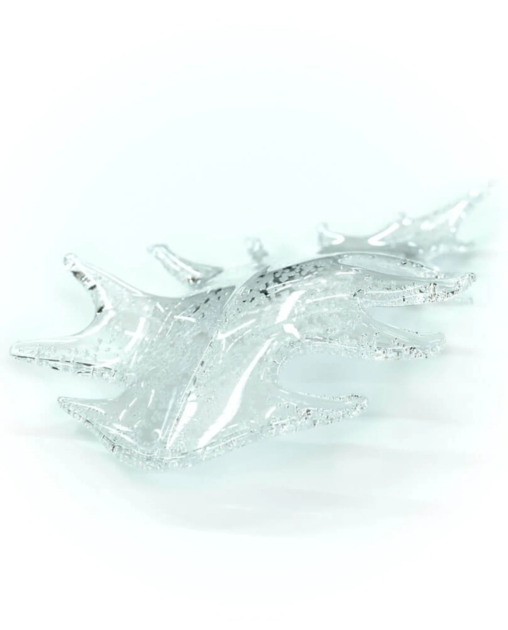 Cosolion Bird Amber Clear Glass Chandelier - Image 6