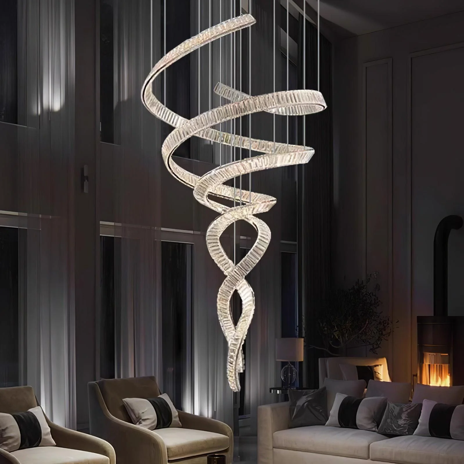 Cotalan Fluid Gold Pendant Light - Image 10