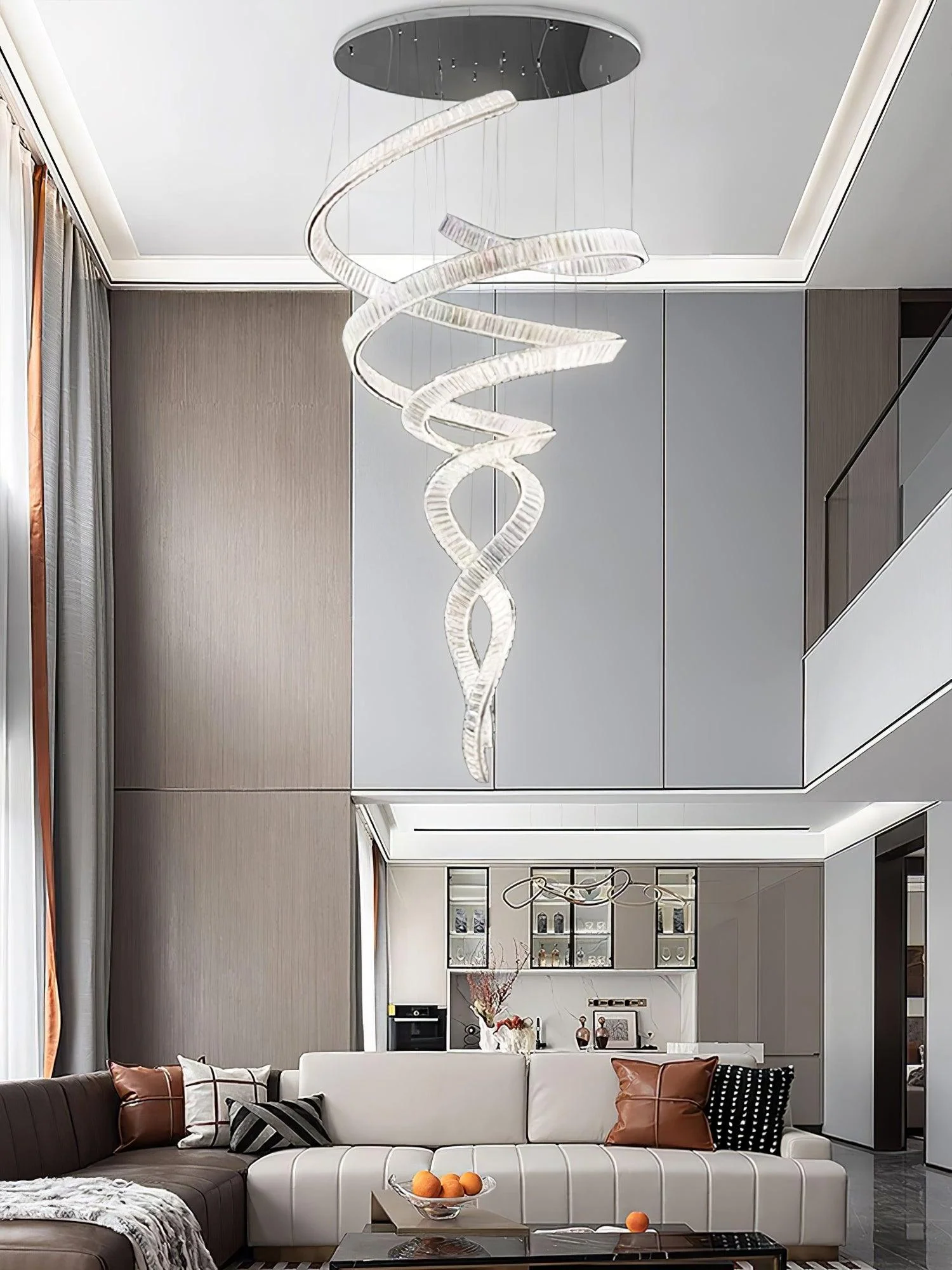 Cotalan Fluid Gold Pendant Light - Image 11