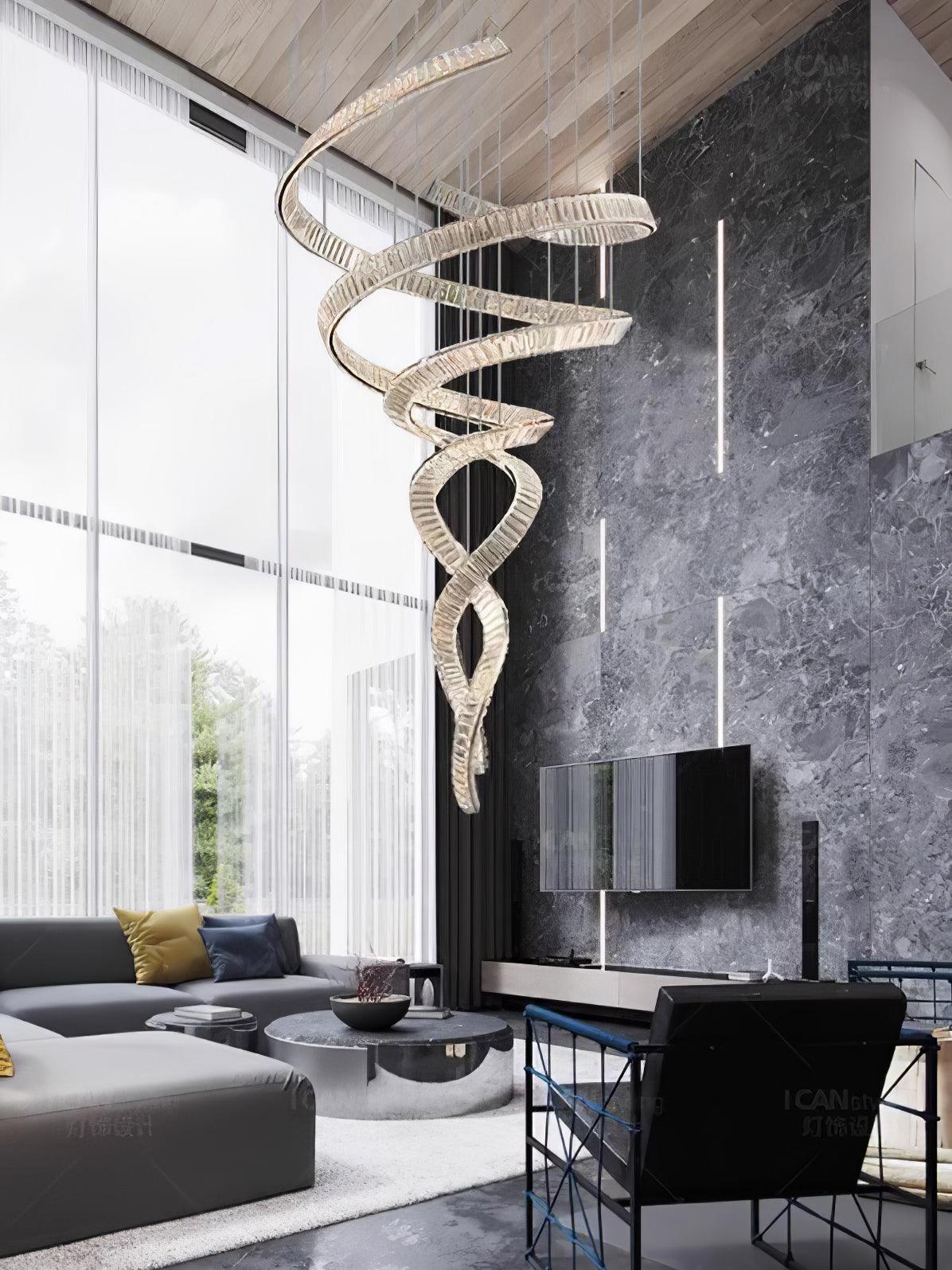 Cotalan Fluid Gold Pendant Light - Image 12