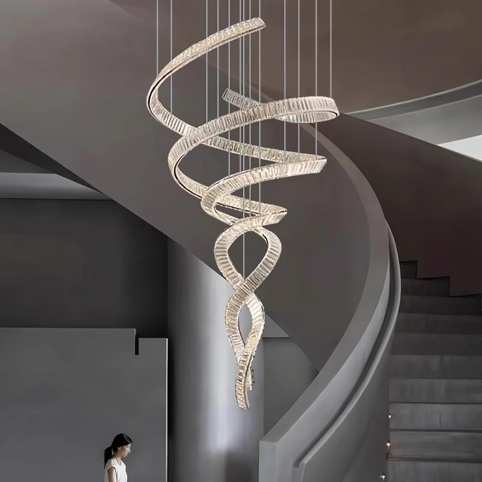 Cotalan Fluid Gold Pendant Light - Image 4
