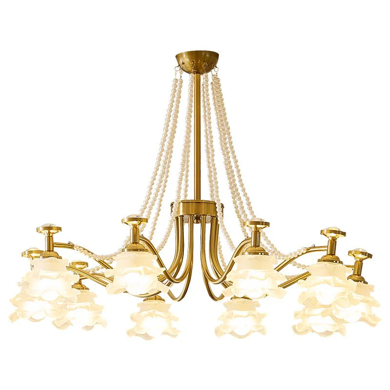 Cotalisra Premium Elegance Rose Glass Chandelier - Image 37