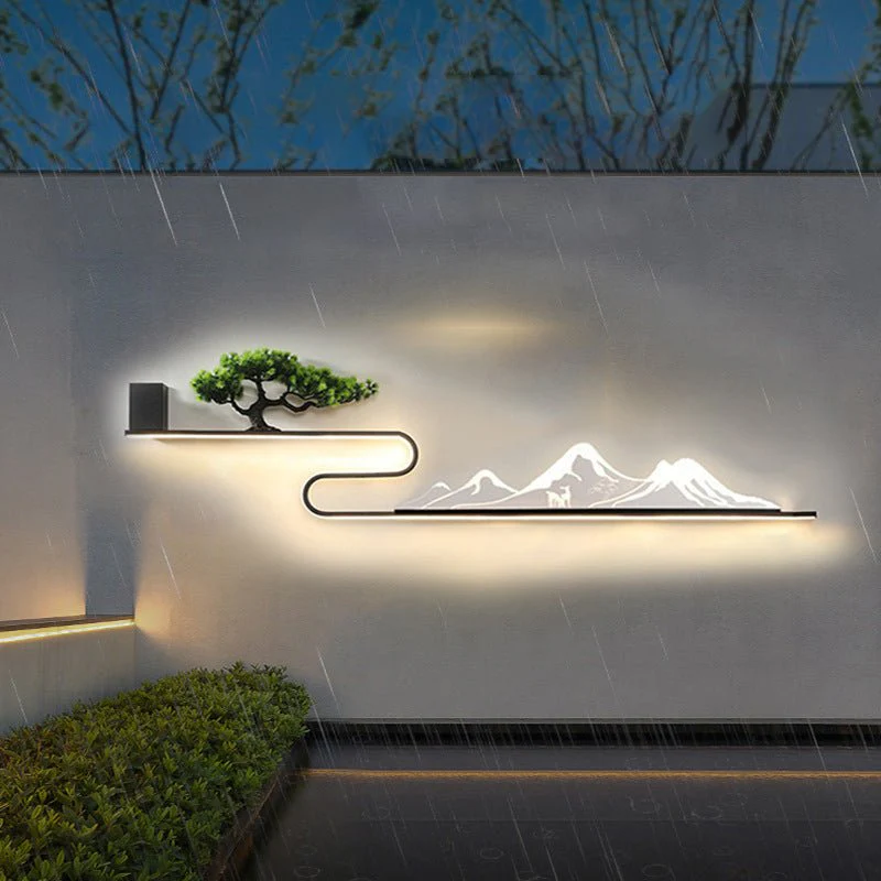 Counsllor Mountain Scenery LED Outdoor Wall Lights - Image 2