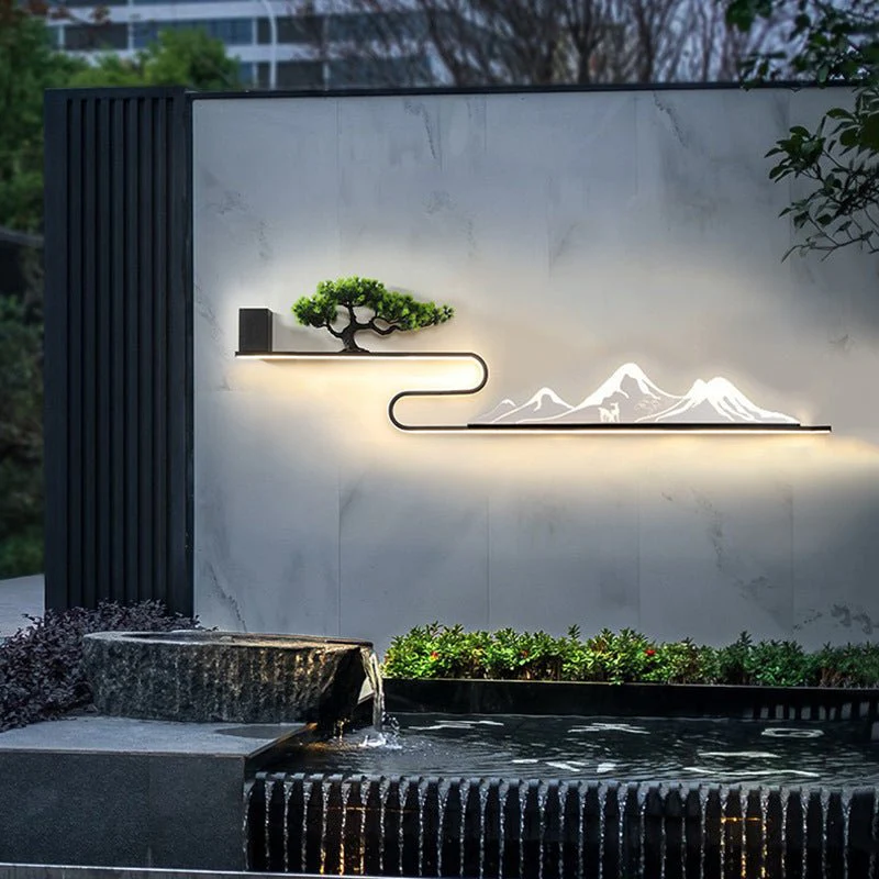 Counsllor Mountain Scenery LED Outdoor Wall Lights - Image 3
