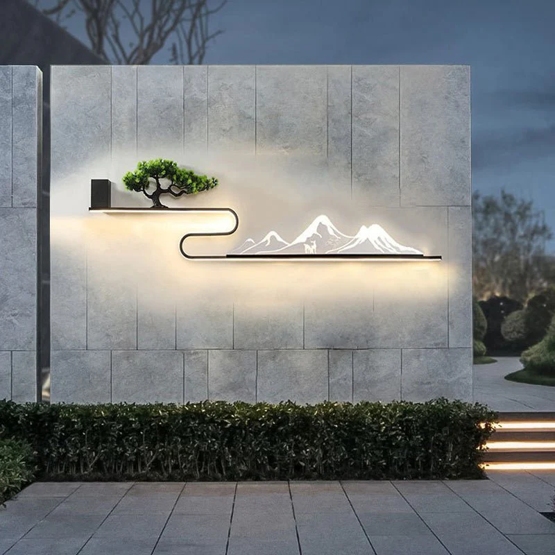 Counsllor Mountain Scenery LED Outdoor Wall Lights - Image 4