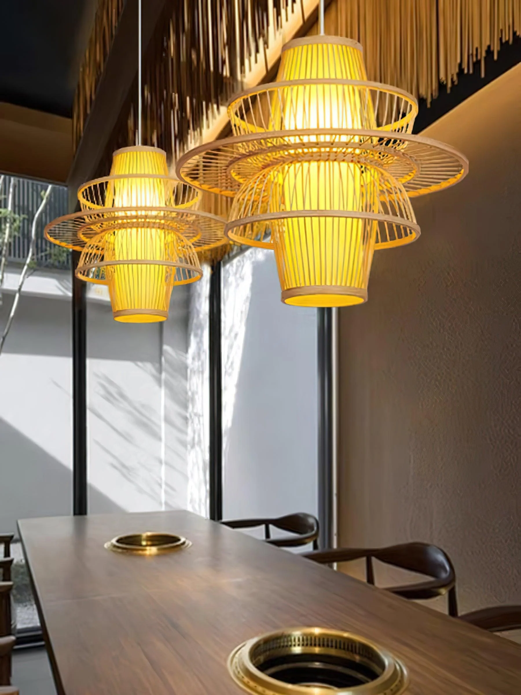 Covarir Handmade Sigyn Bamboo Pendant Lamp - Image 7
