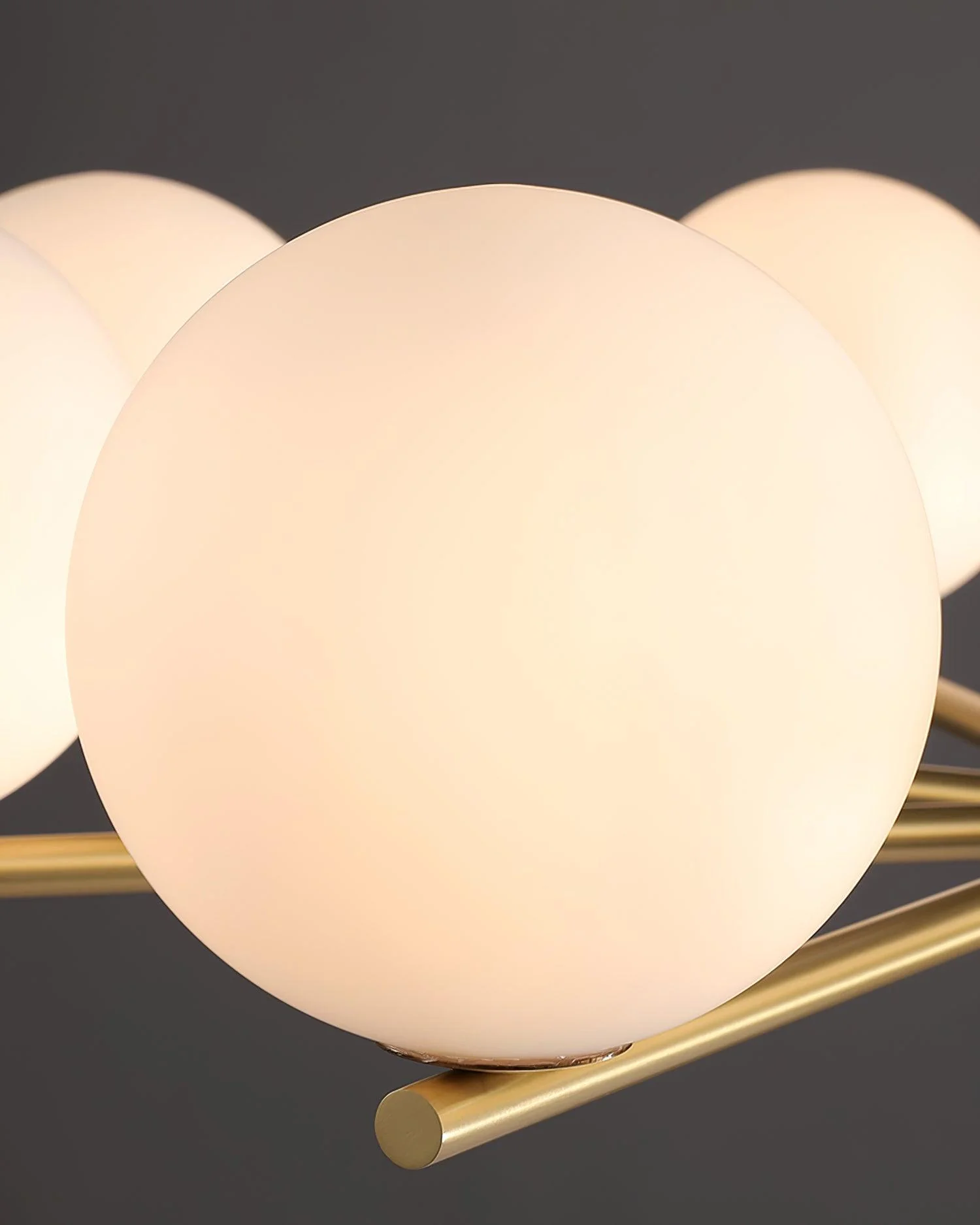 Covynel Mid-Century Brass Chandelier - Image 10