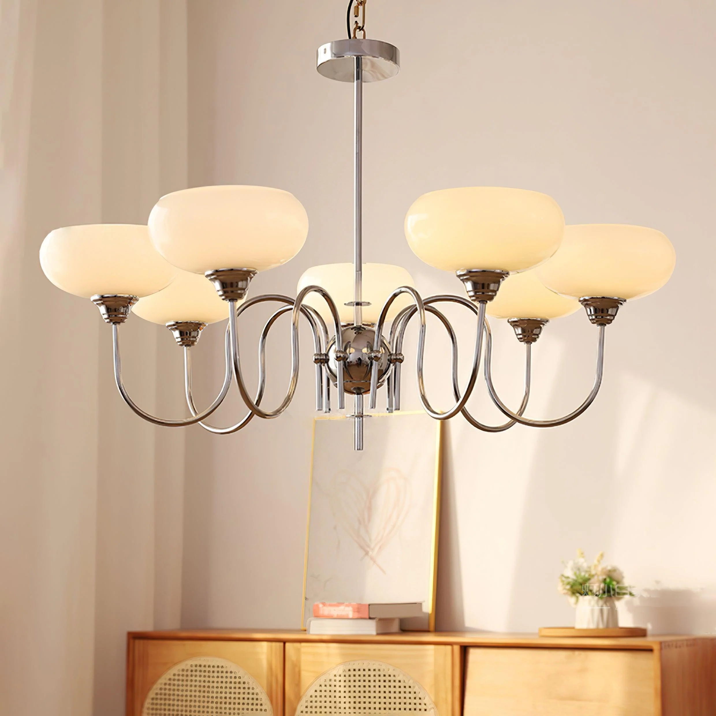 Creamy Persimmon Chandelier - Image 16