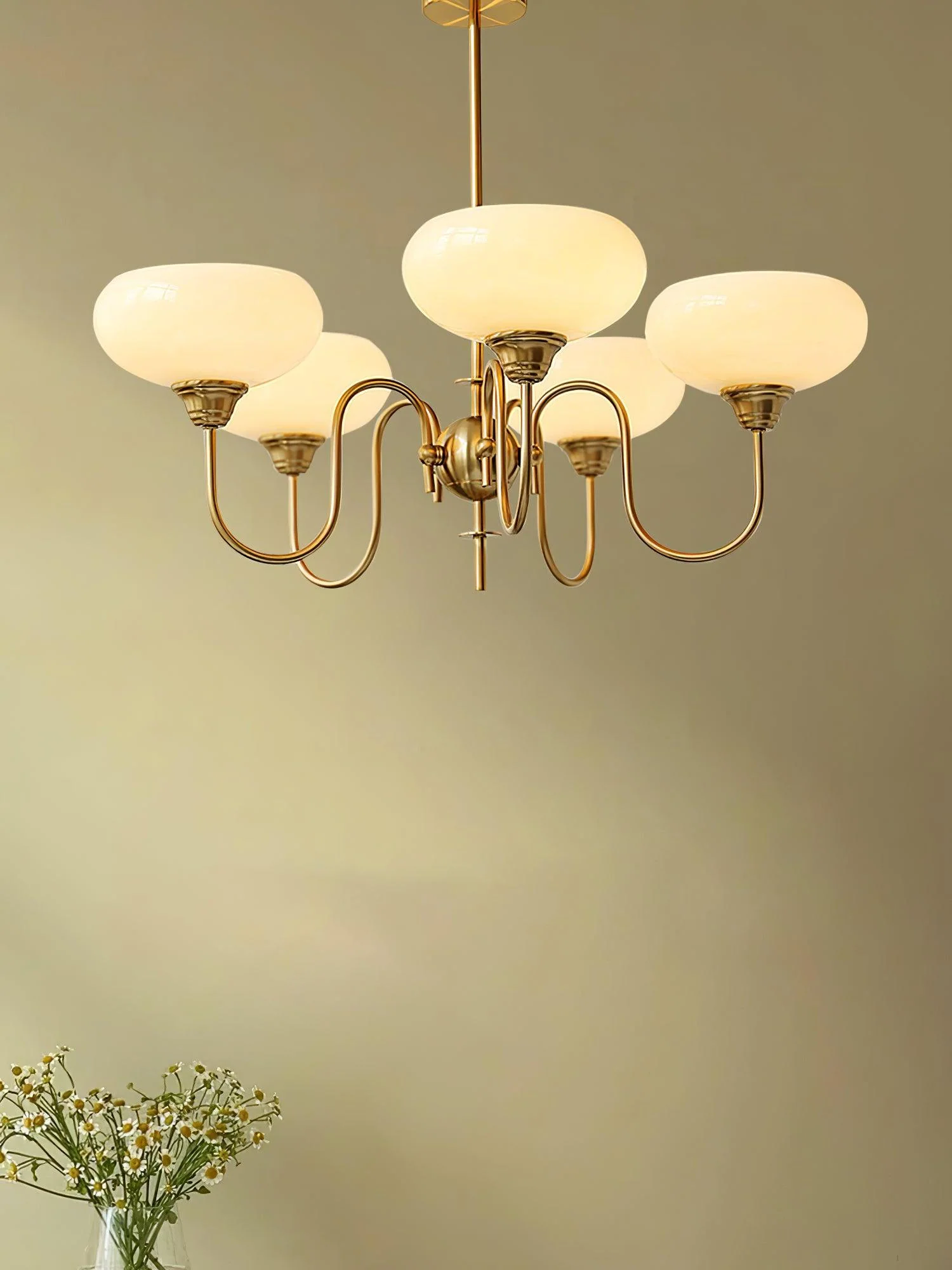 Creamy Persimmon Chandelier - Image 23