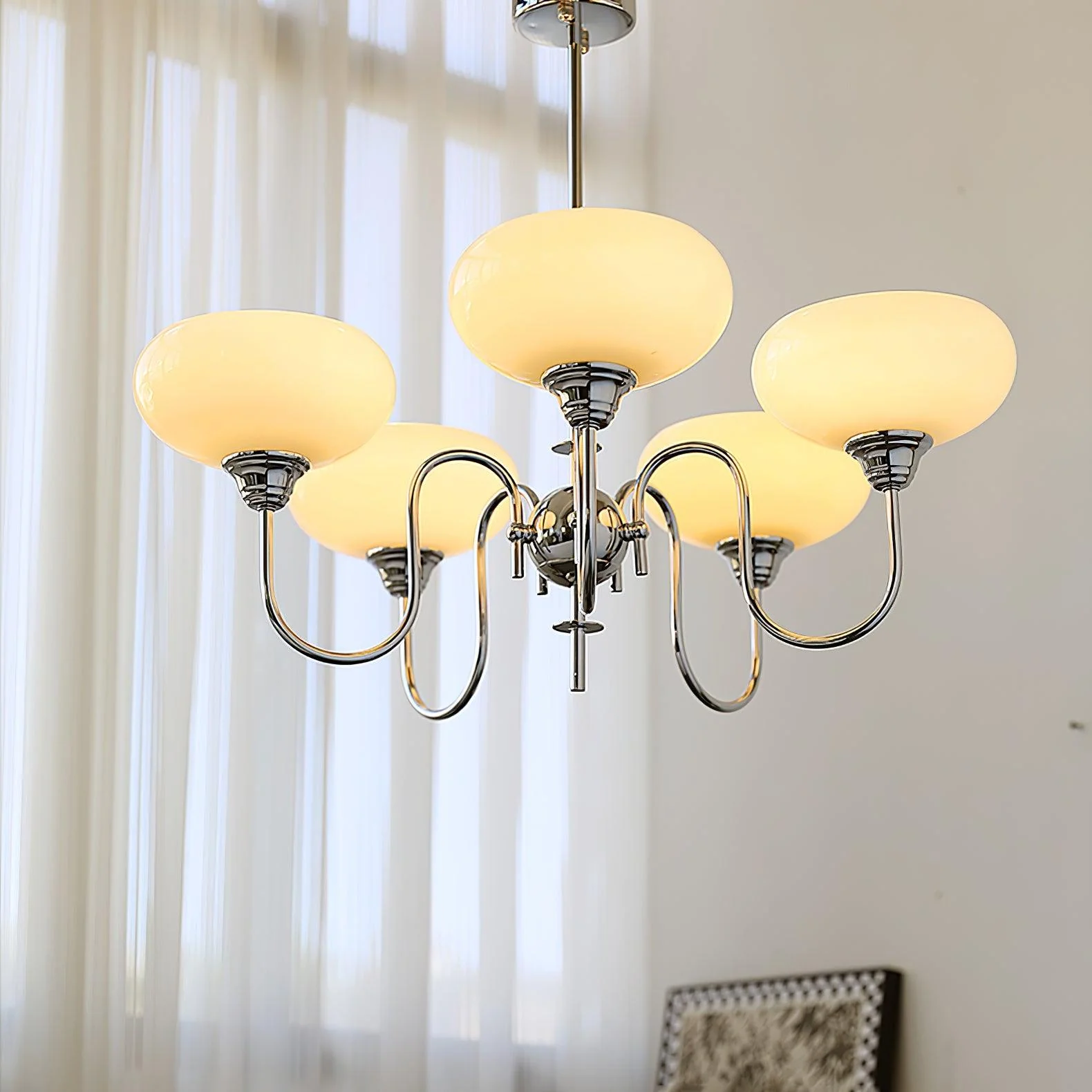 Creamy Persimmon Chandelier - Image 40