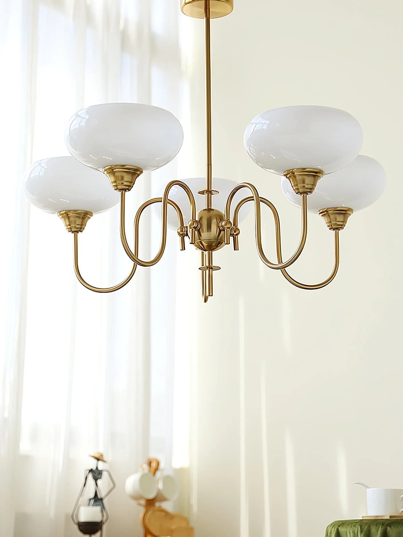 Creamy Persimmon Chandelier - Image 41