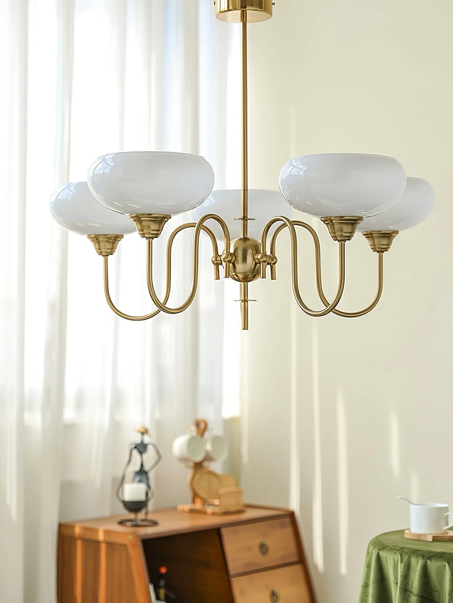 Creamy Persimmon Chandelier - Image 42