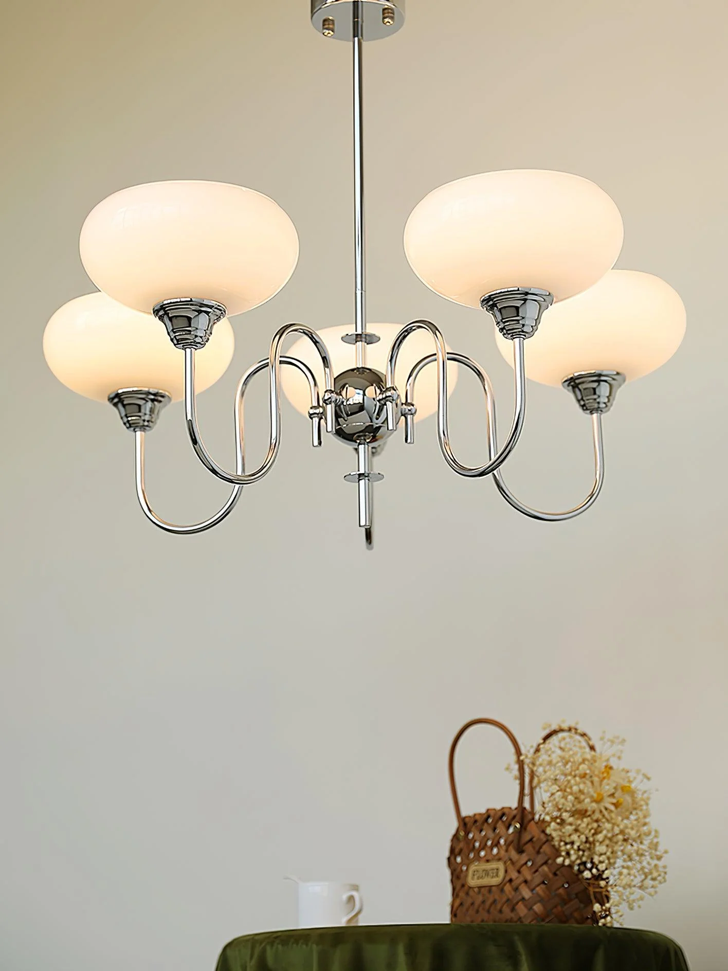 Creamy Persimmon Chandelier - Image 56