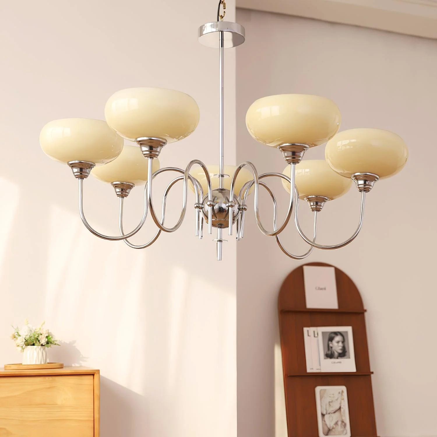 Creamy Persimmon Chandelier - Image 64