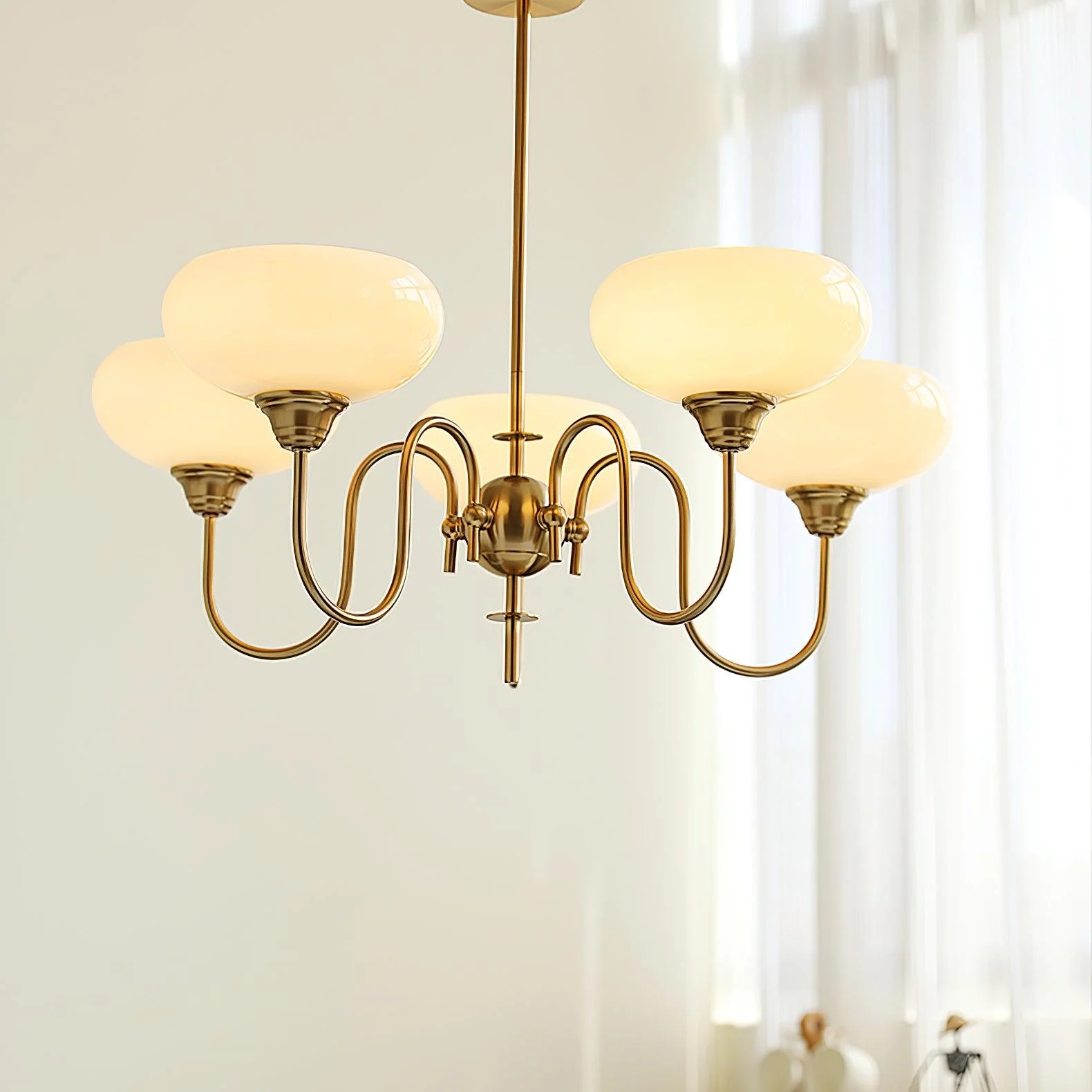 Creamy Persimmon Chandelier - Image 66
