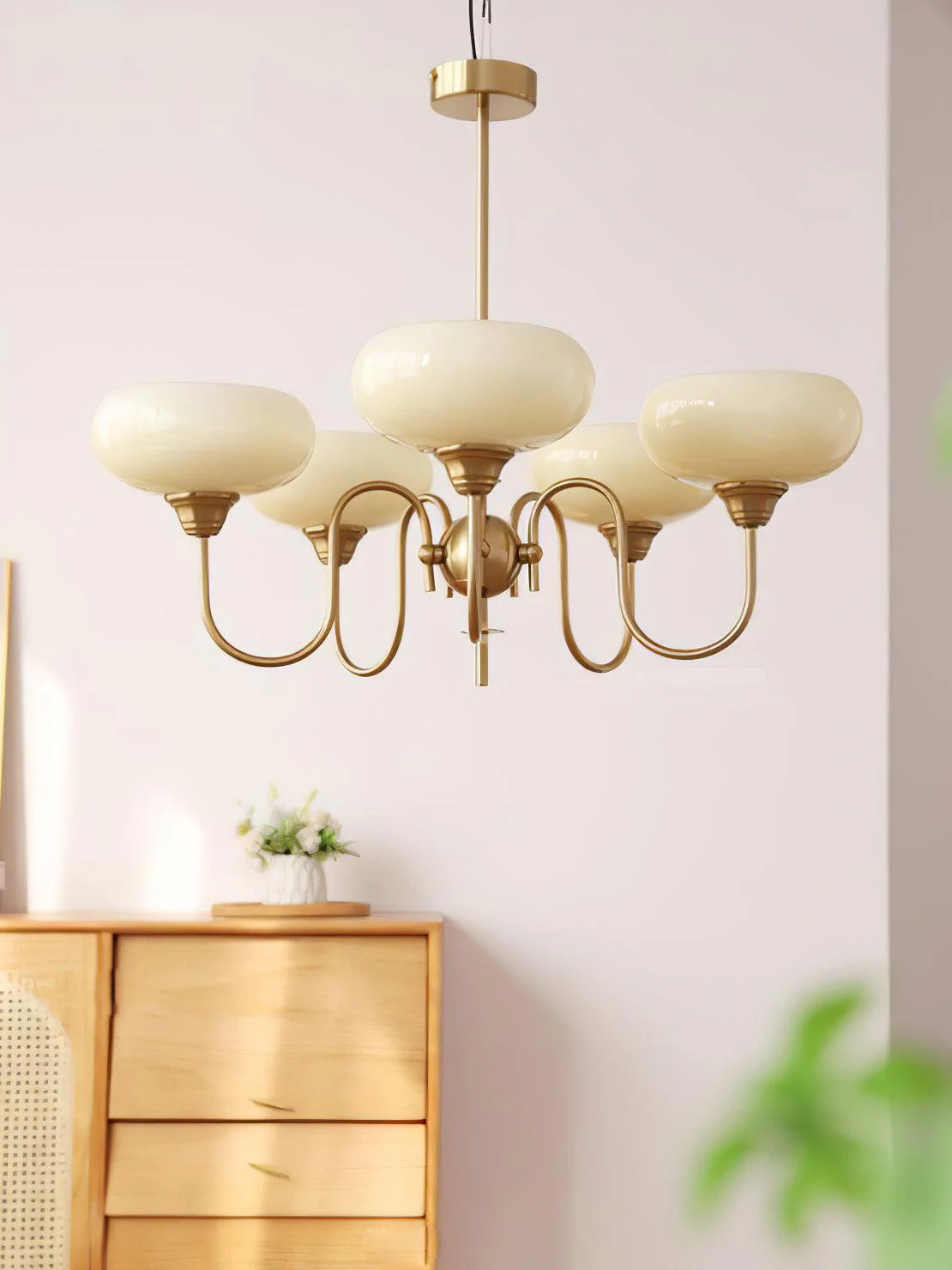 Creamy Persimmon Chandelier - Image 70