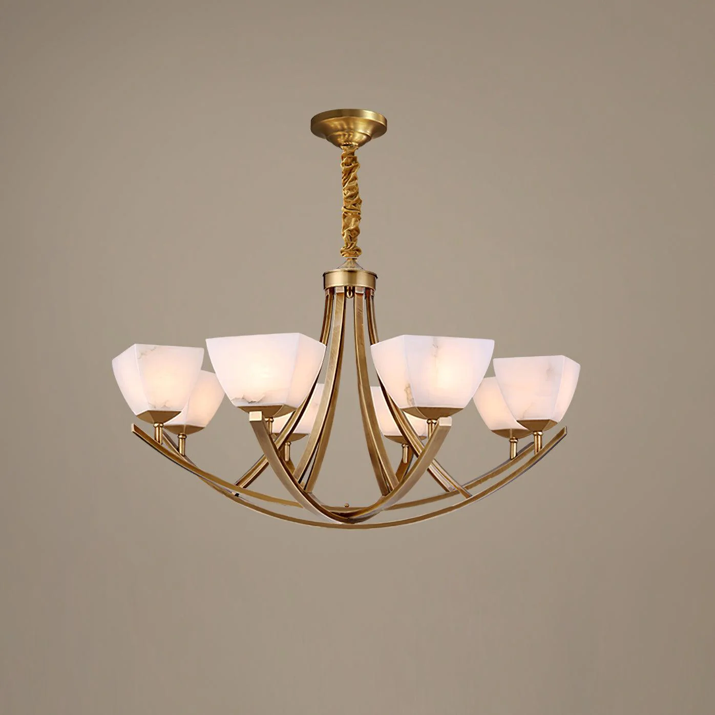 Crown Classic Brass Chandelier - Image 6