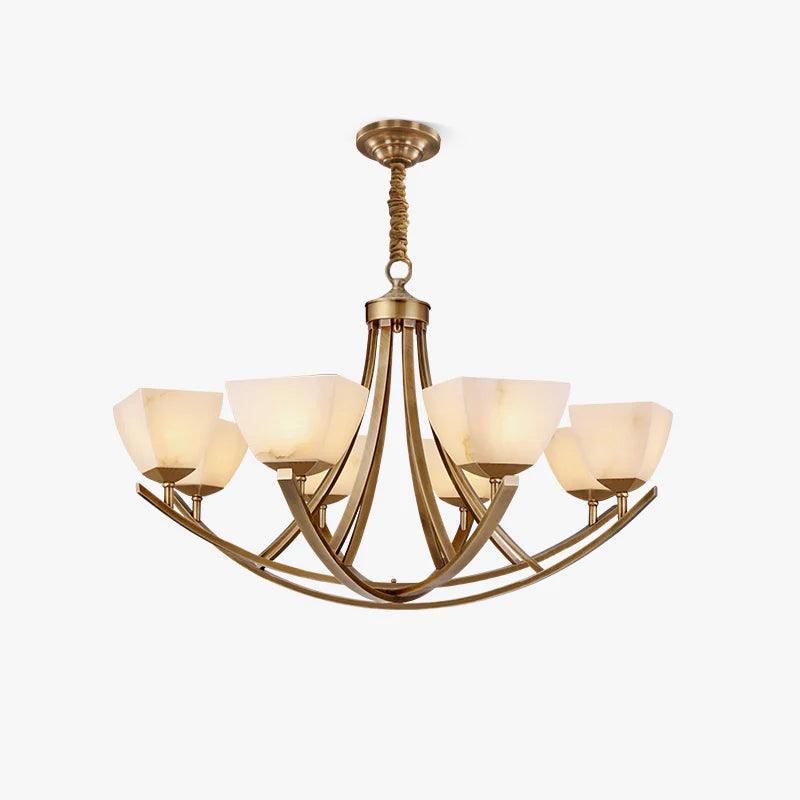 Crown Classic Brass Chandelier - Image 9