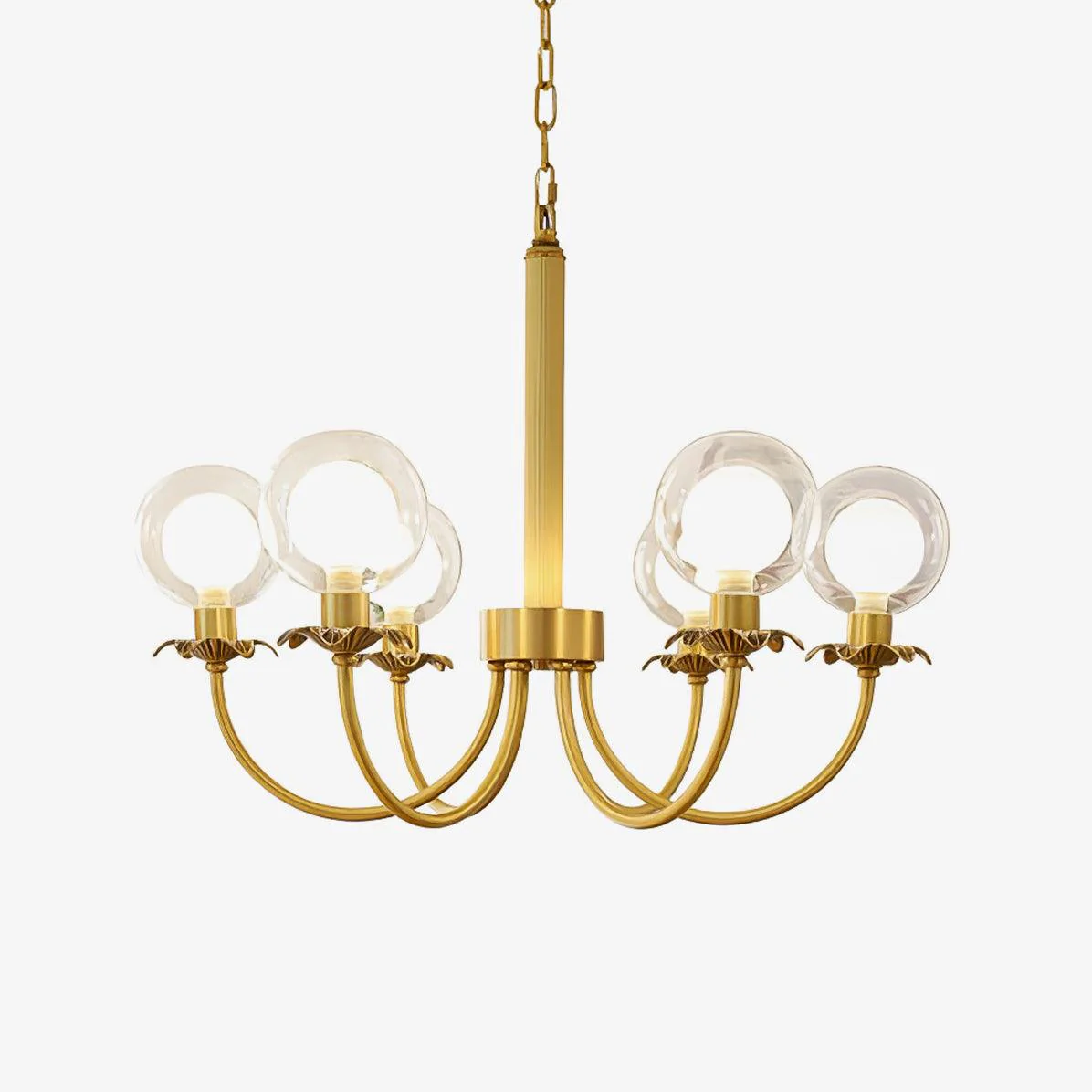 Crown Classic Glass Chandelier