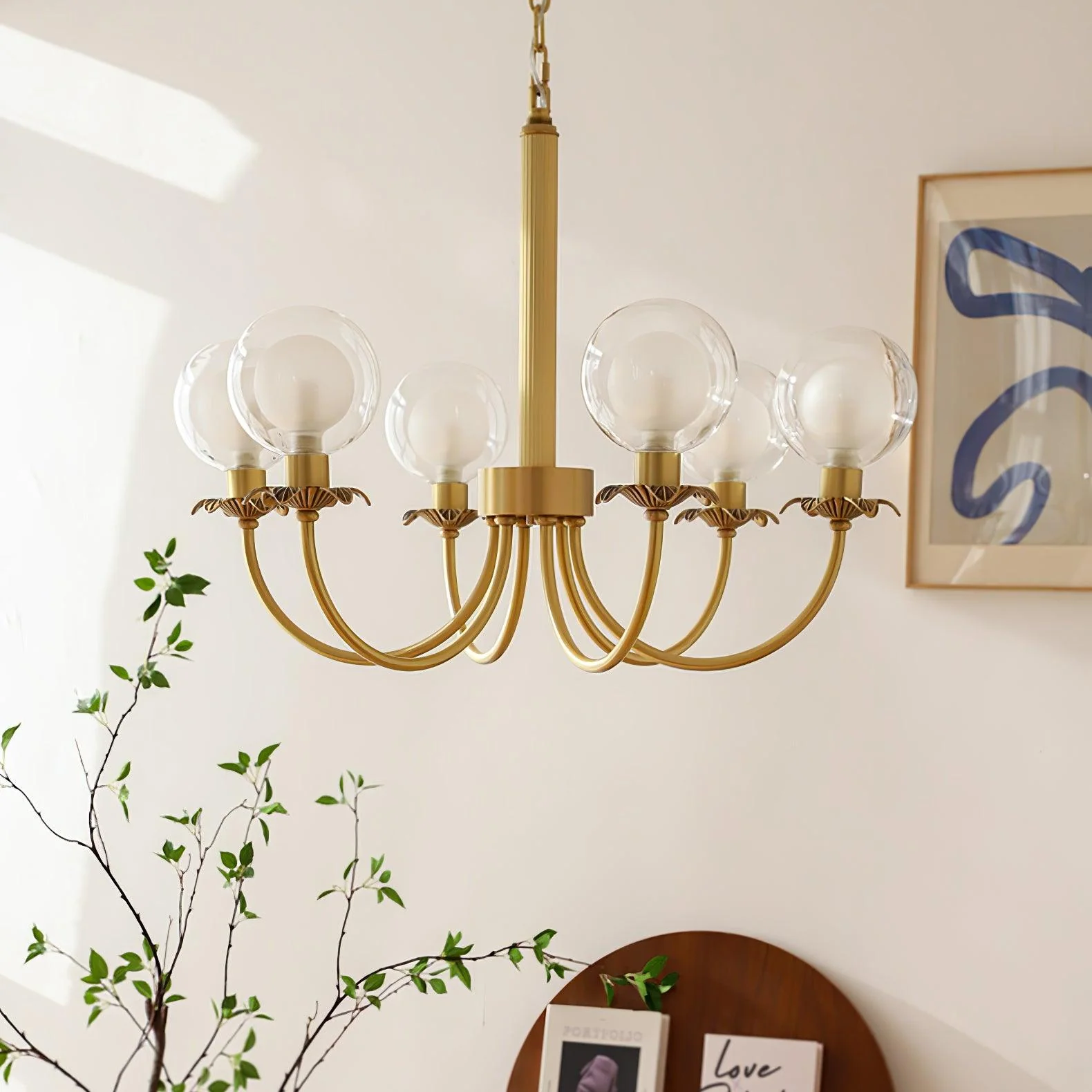 Crown Classic Glass Chandelier - Image 11