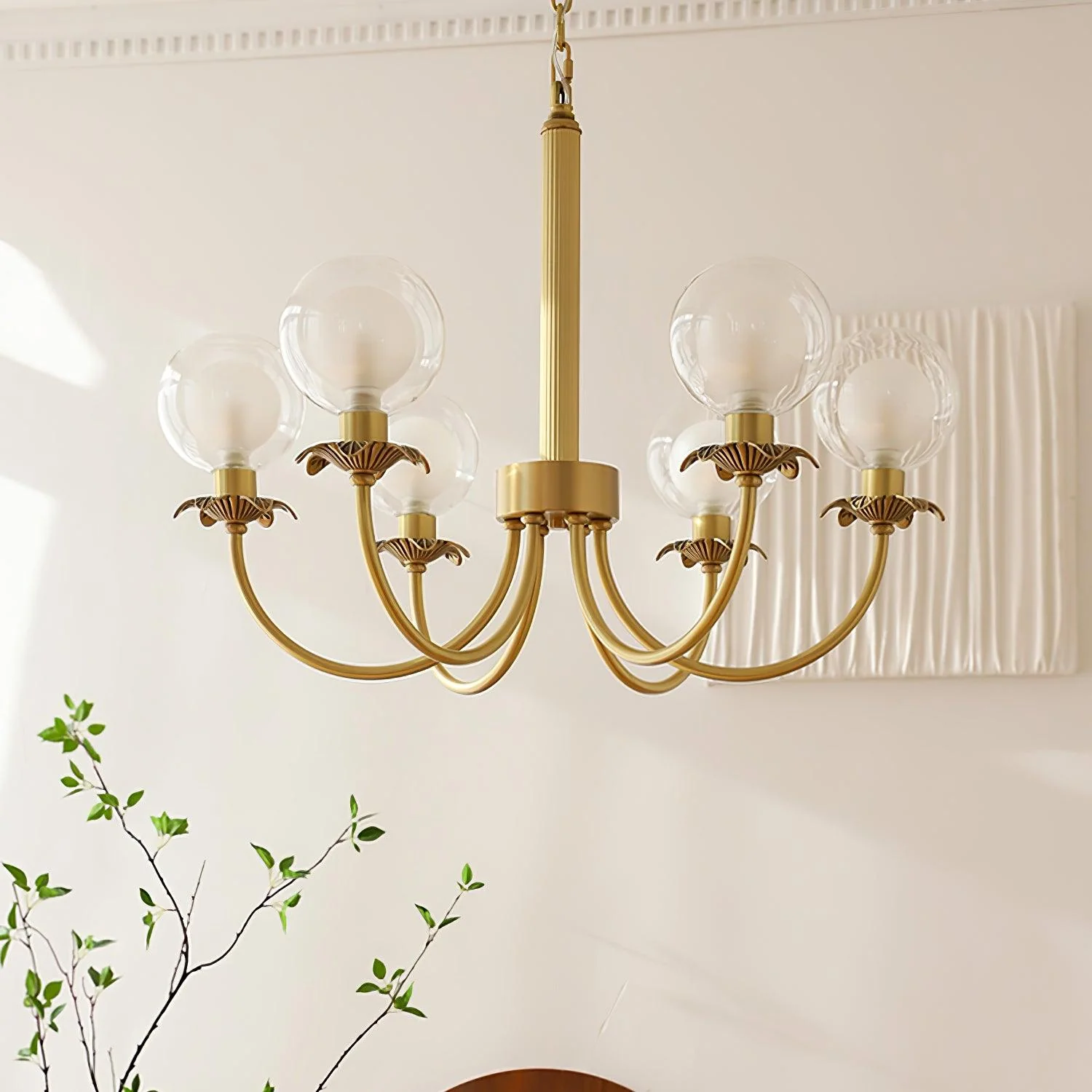 Crown Classic Glass Chandelier - Image 15