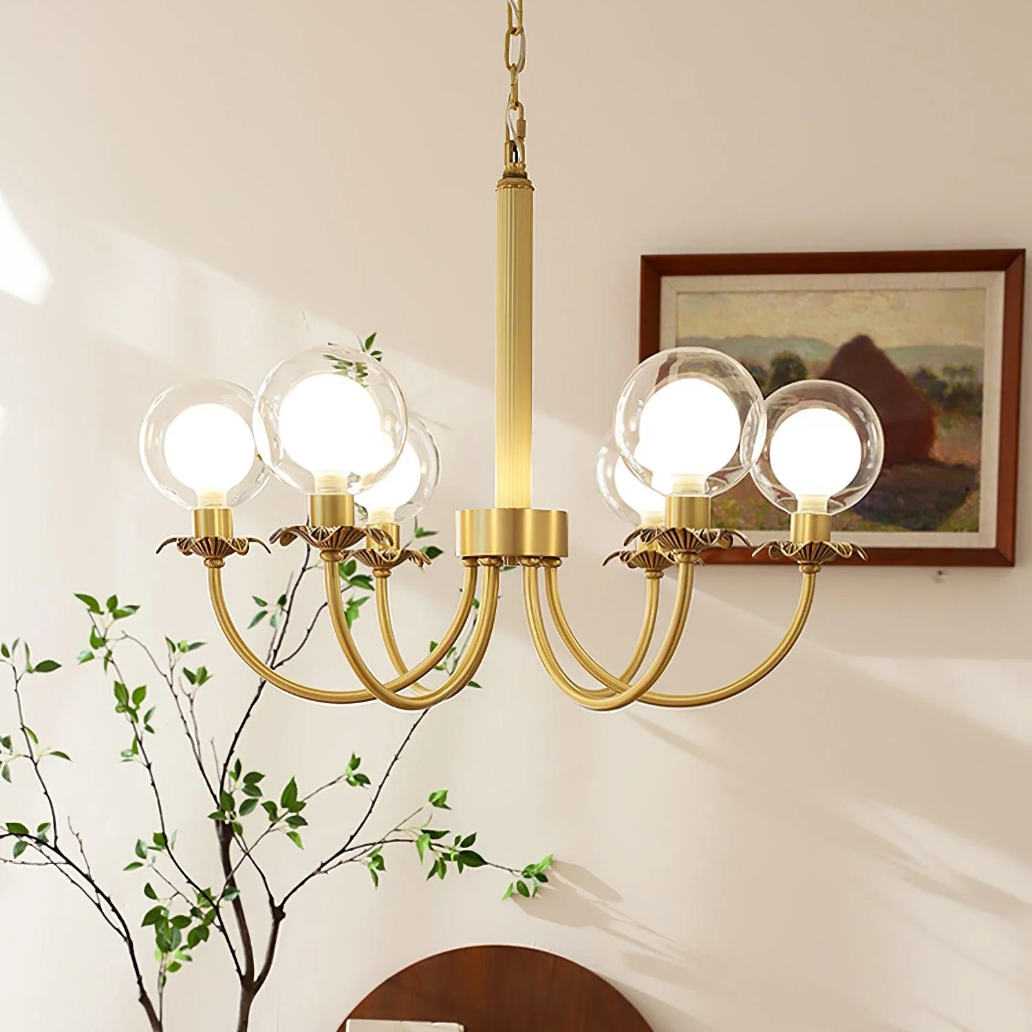 Crown Classic Glass Chandelier - Image 16