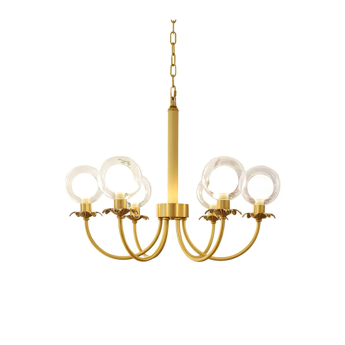 Crown Classic Glass Chandelier - Image 17