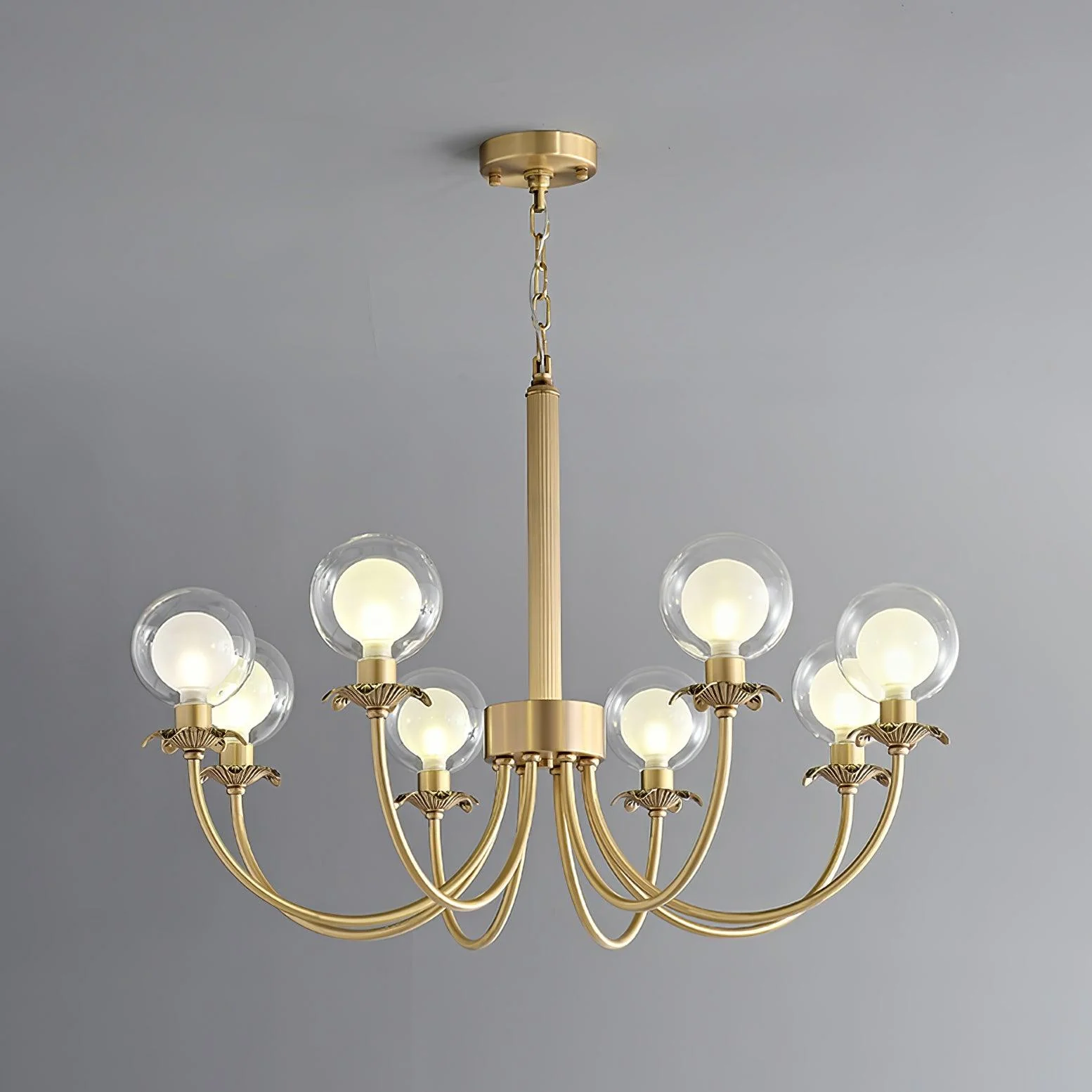 Crown Classic Glass Chandelier - Image 19