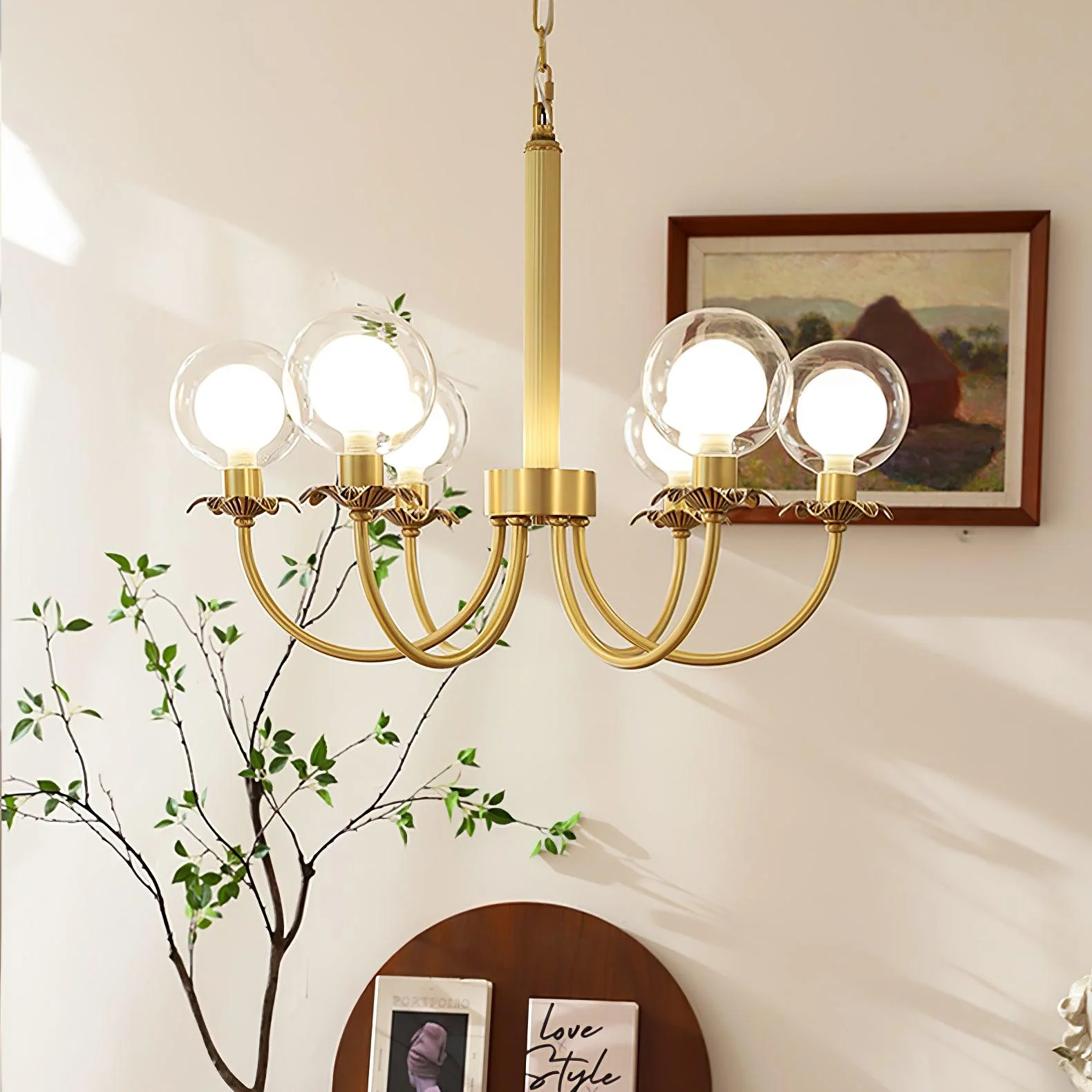 Crown Classic Glass Chandelier - Image 21