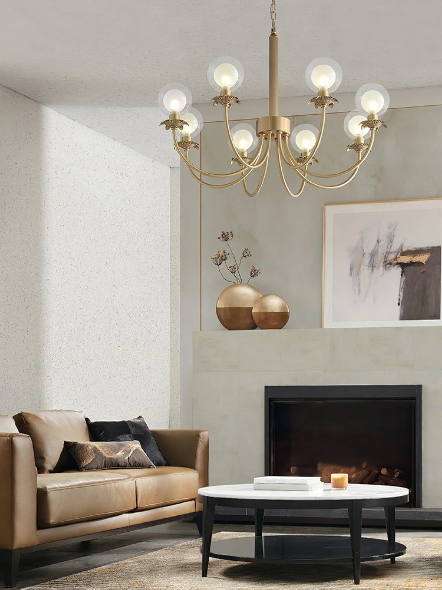 Crown Classic Glass Chandelier - Image 25