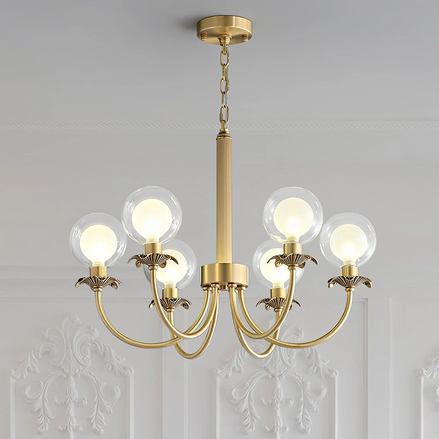 Crown Classic Glass Chandelier - Image 28