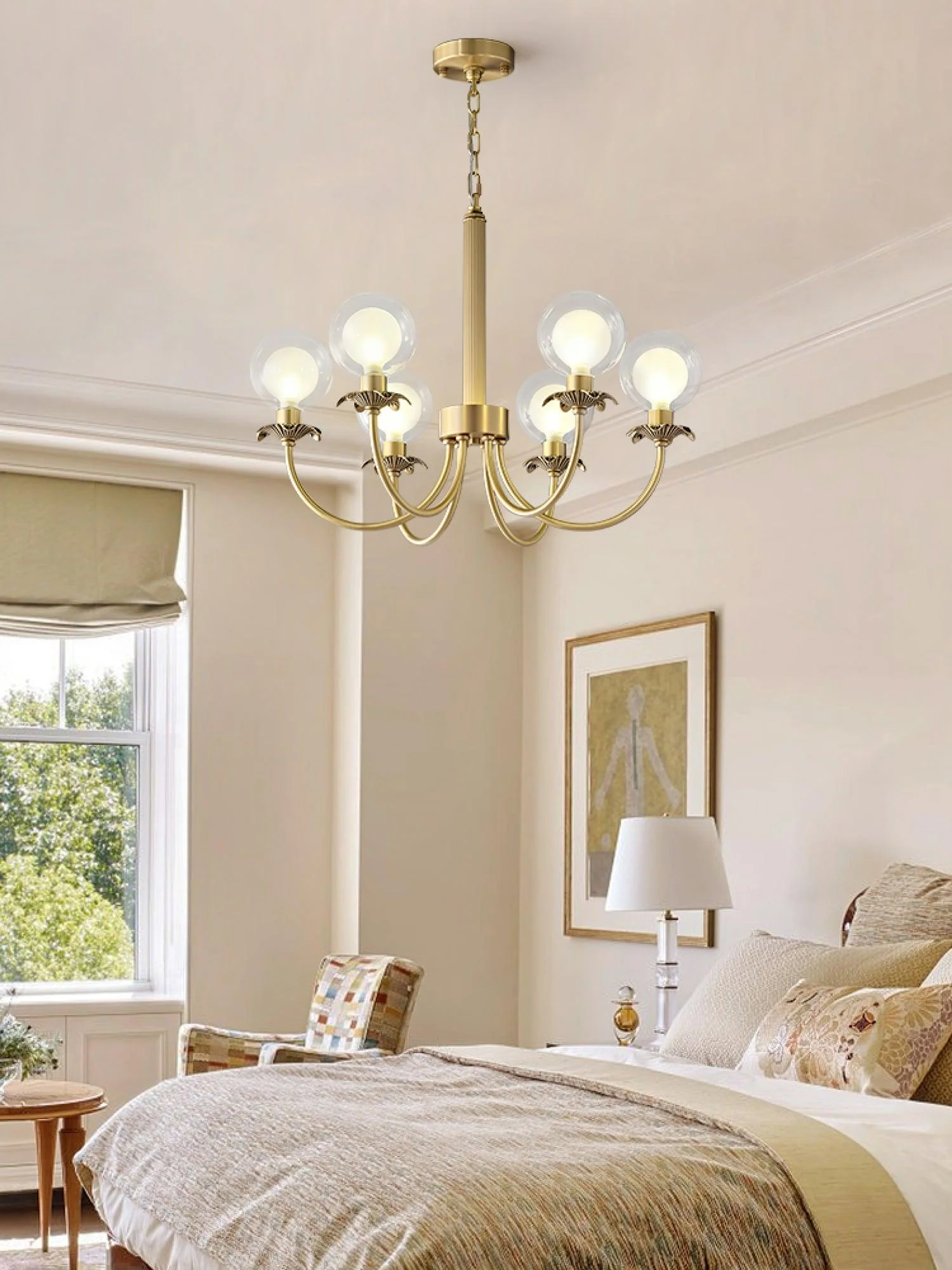 Crown Classic Glass Chandelier - Image 32