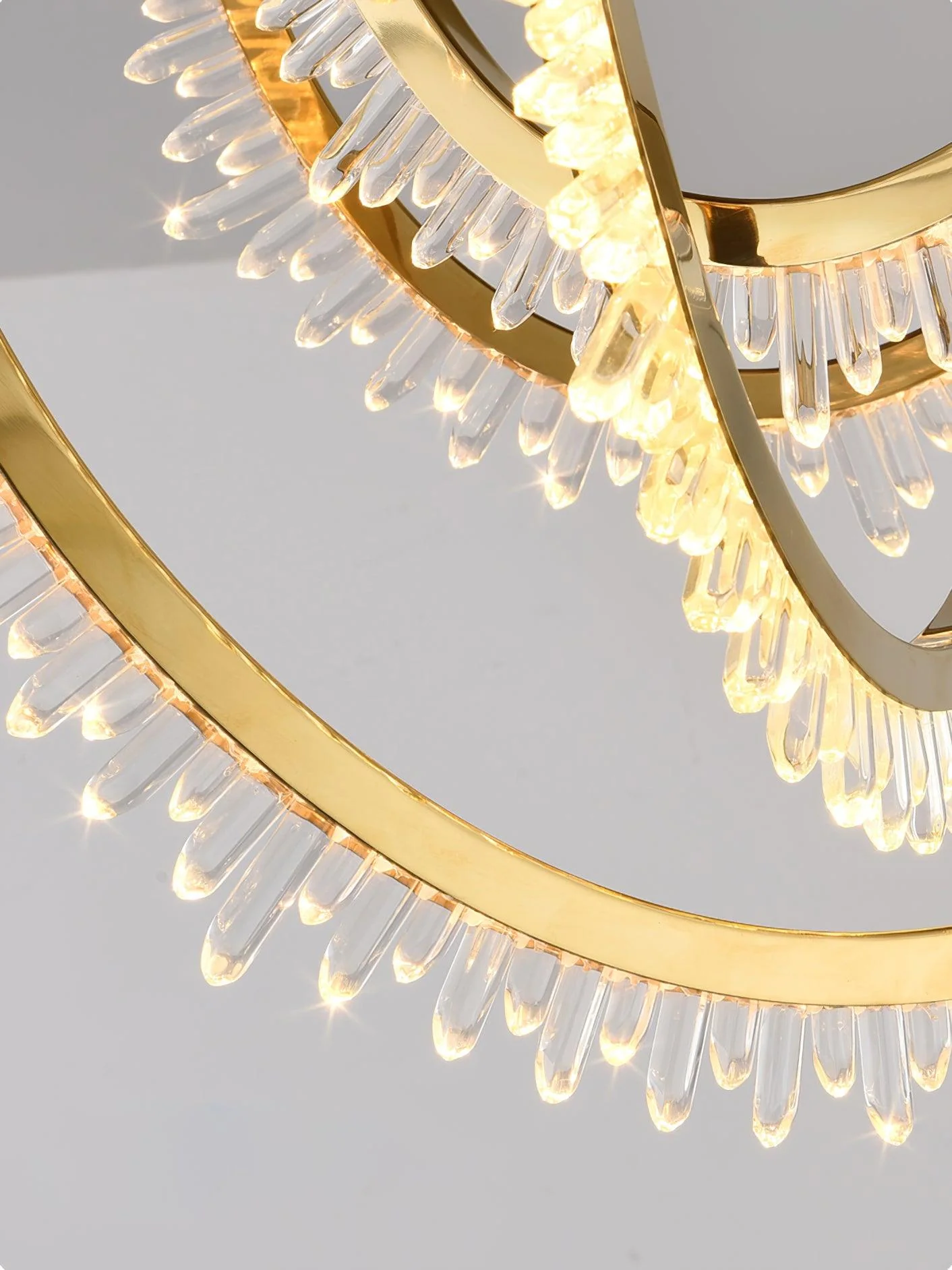 Crystal Individual Creativity Corde Crystal Ceiling Light - Image 10