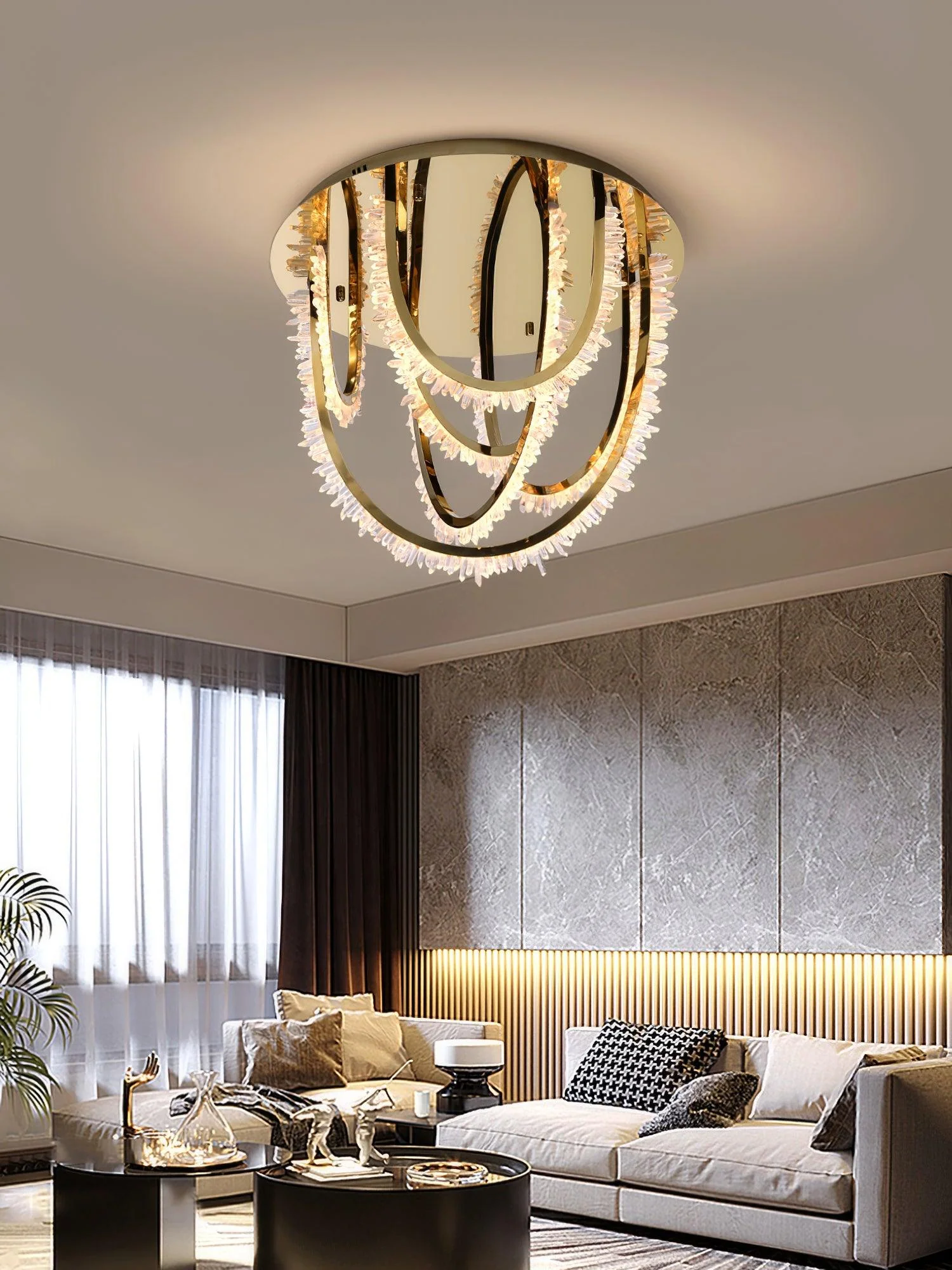 Crystal Individual Creativity Corde Crystal Ceiling Light - Image 24