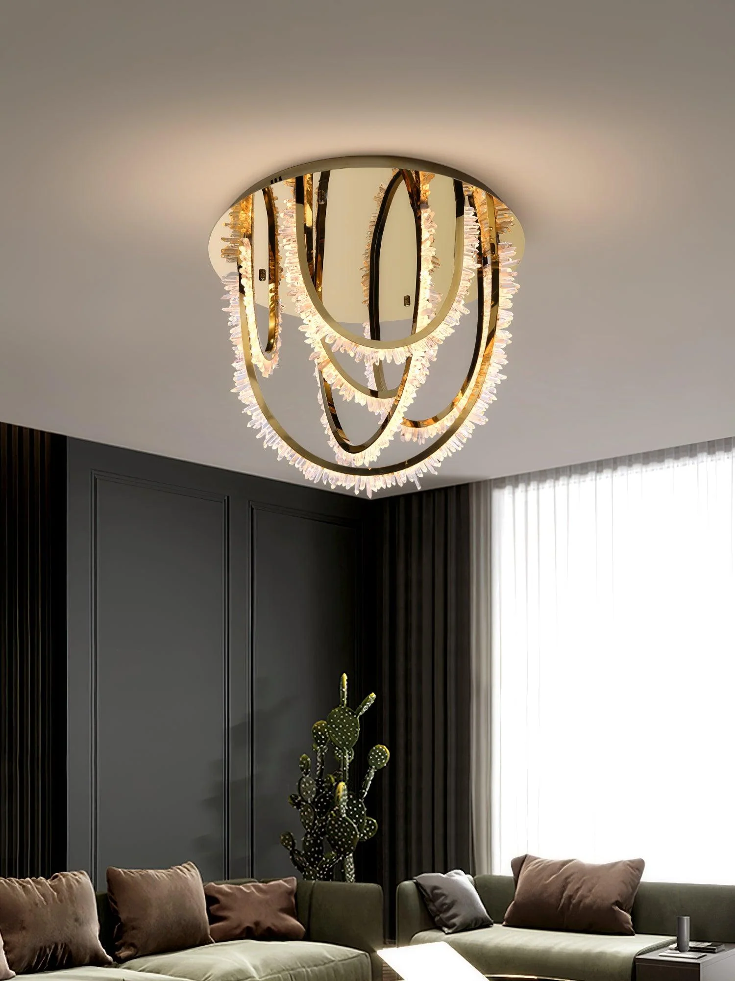 Crystal Individual Creativity Corde Crystal Ceiling Light - Image 25