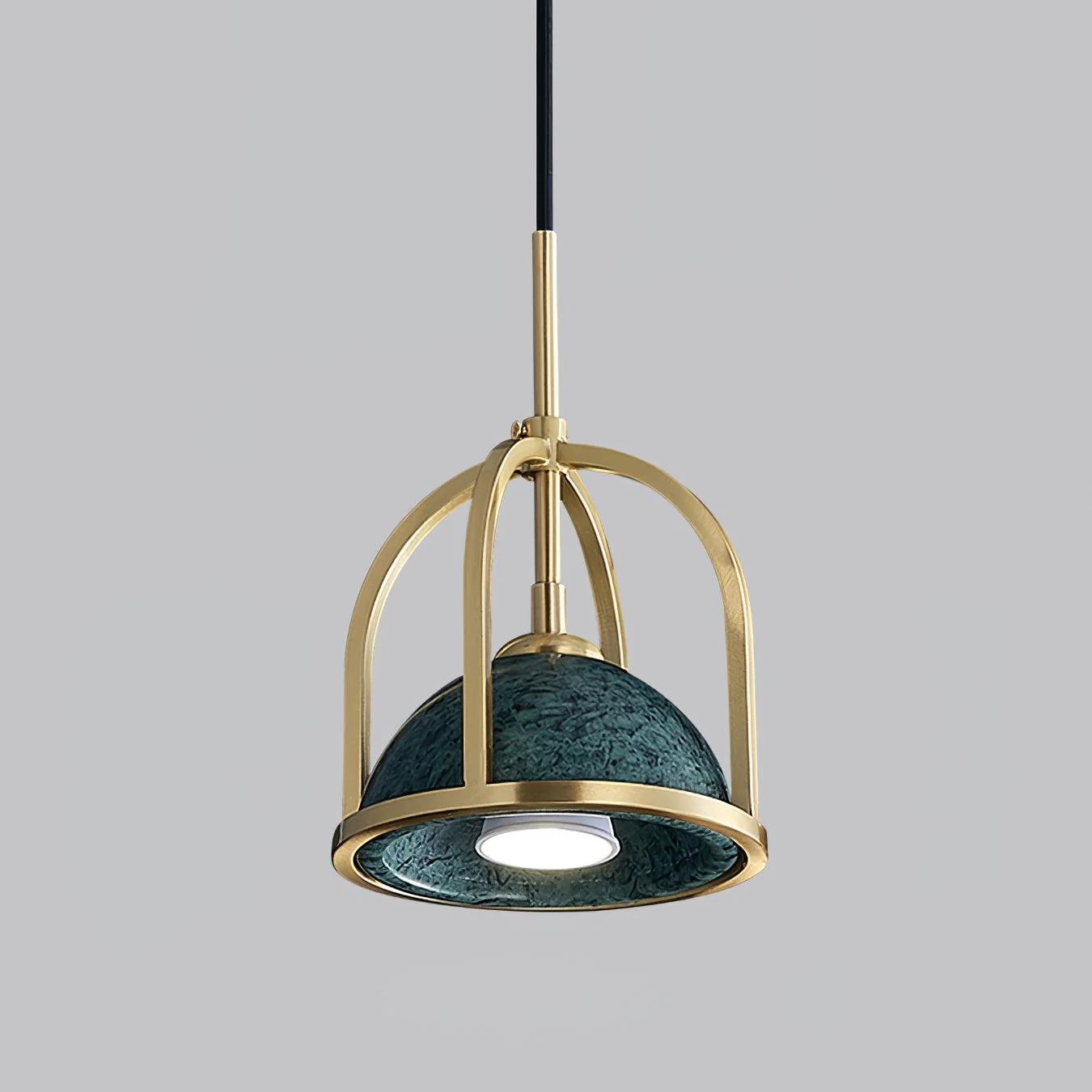 Cubo Modern Brass Pendant Lamp - Image 17