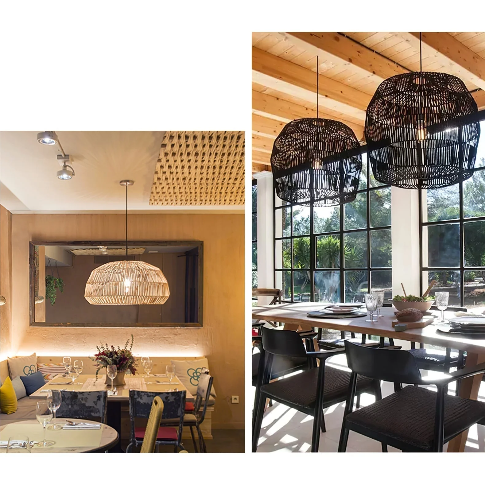 Cucarel Rattan Pendant Light - Image 17