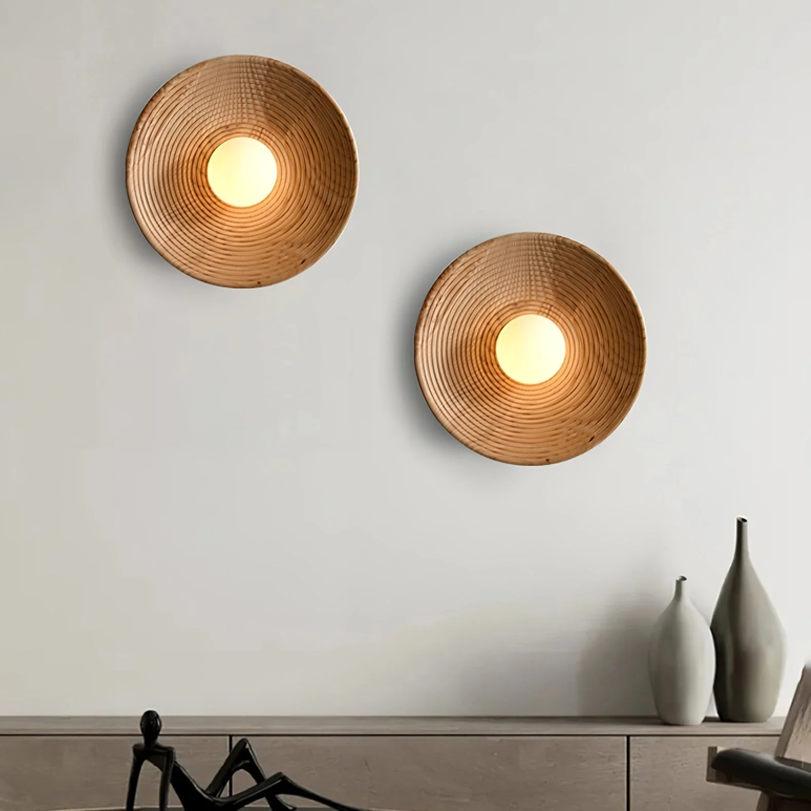 Culirir Nordic Art Contour Wooden Sconce Wall lamp - Image 31