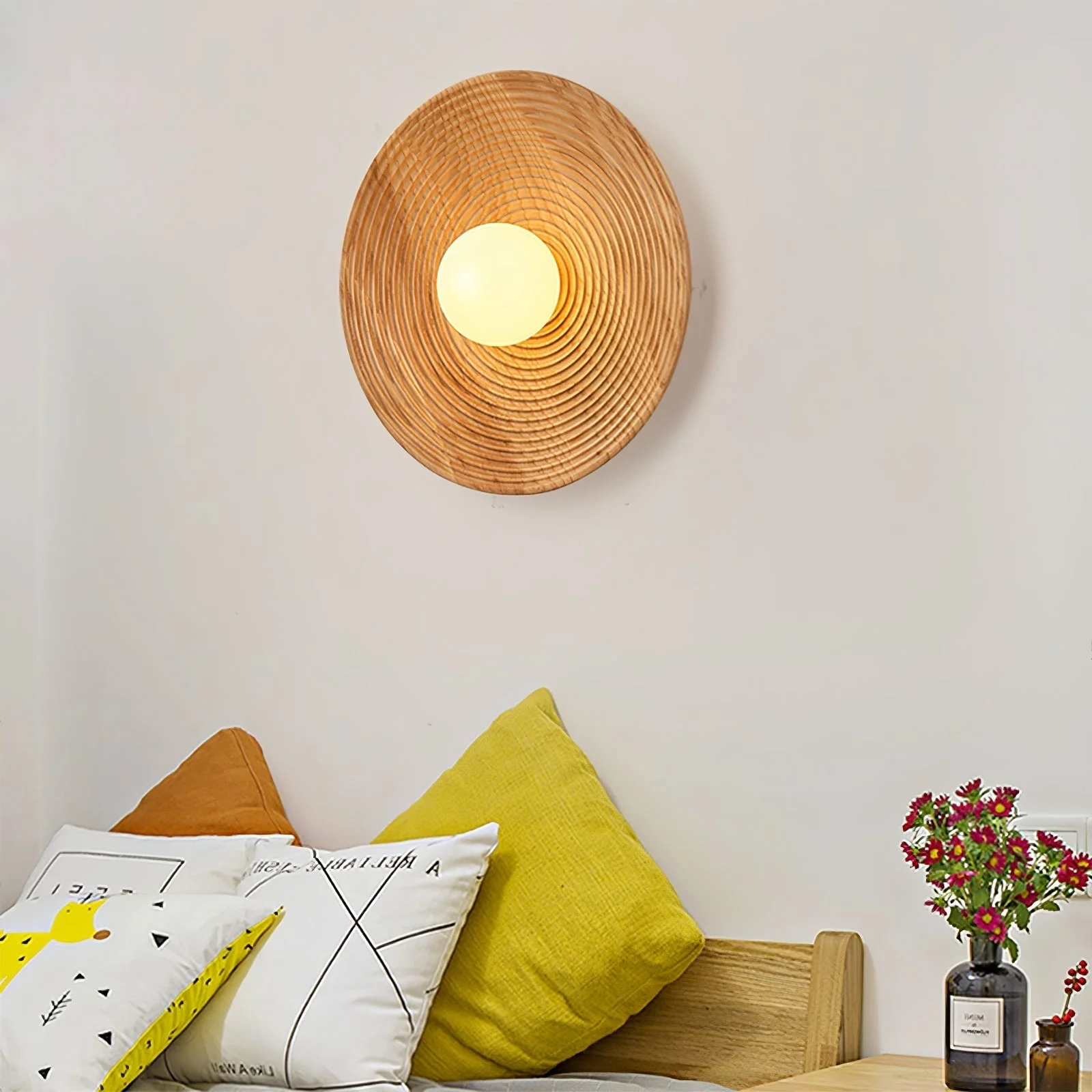 Culirir Nordic Art Contour Wooden Sconce Wall lamp - Image 4