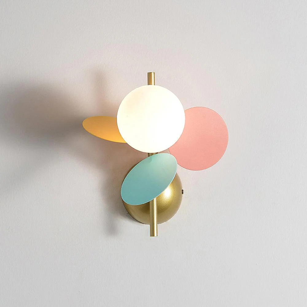 Culoren Round Nordic Art Glass Wall Lamp - Image 3